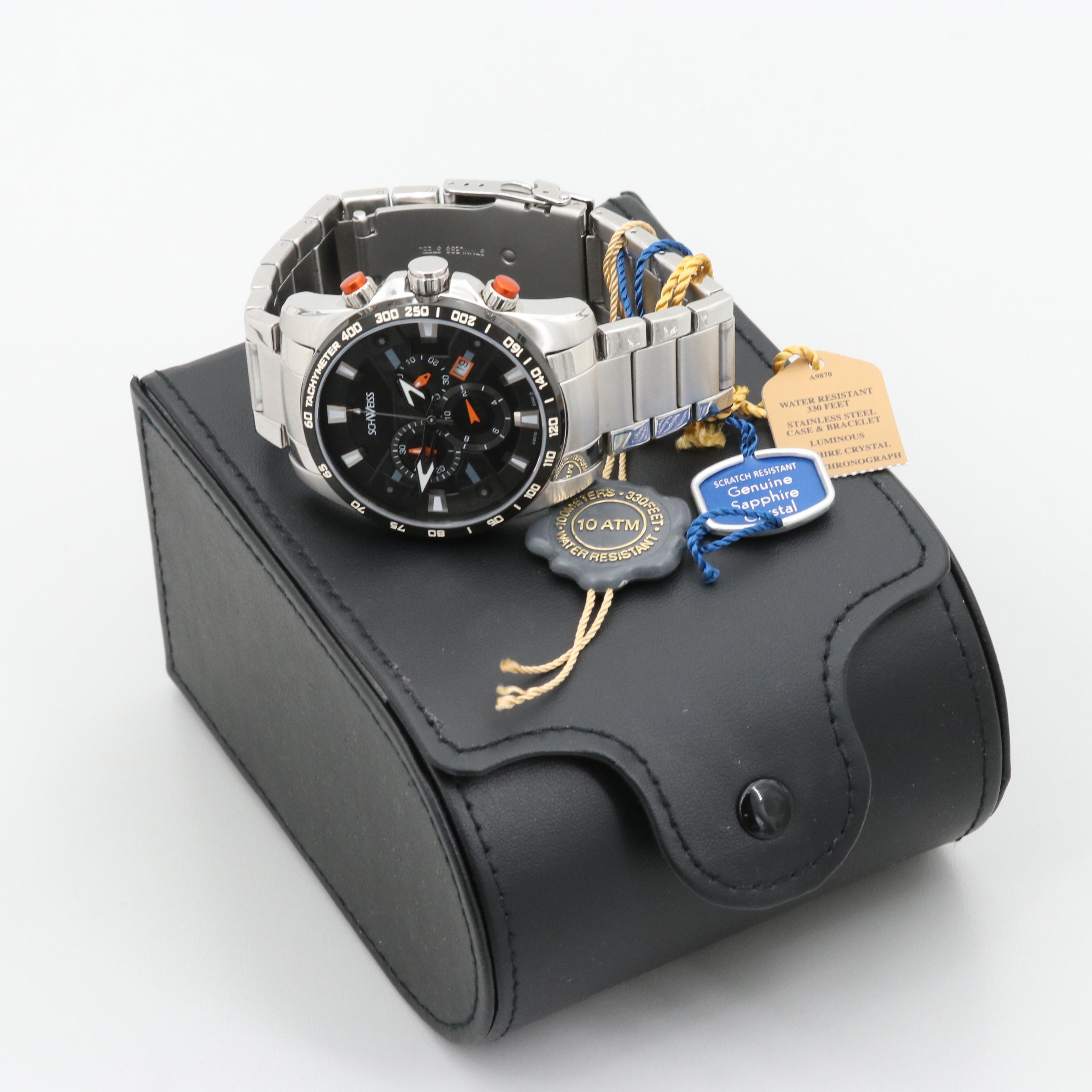 Schweiss Stainless Steel Quartz Chronograph Watch