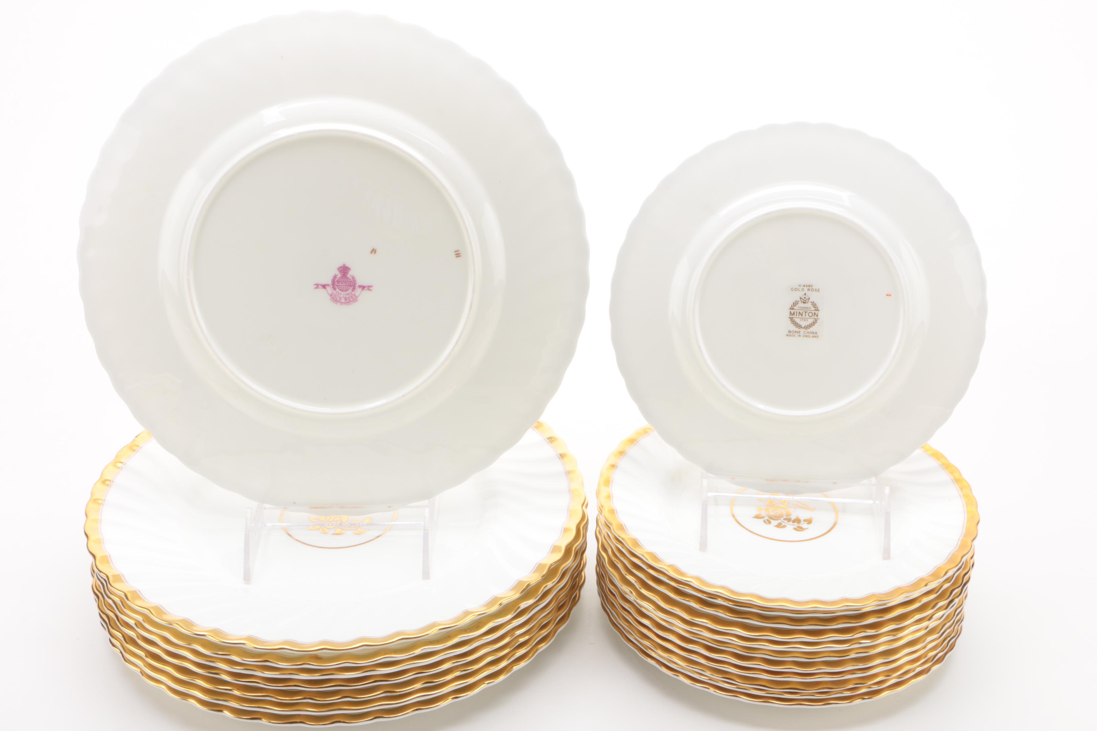 Minton "Gold Rose" China Dinnerware, 1939 - 1970 and Others