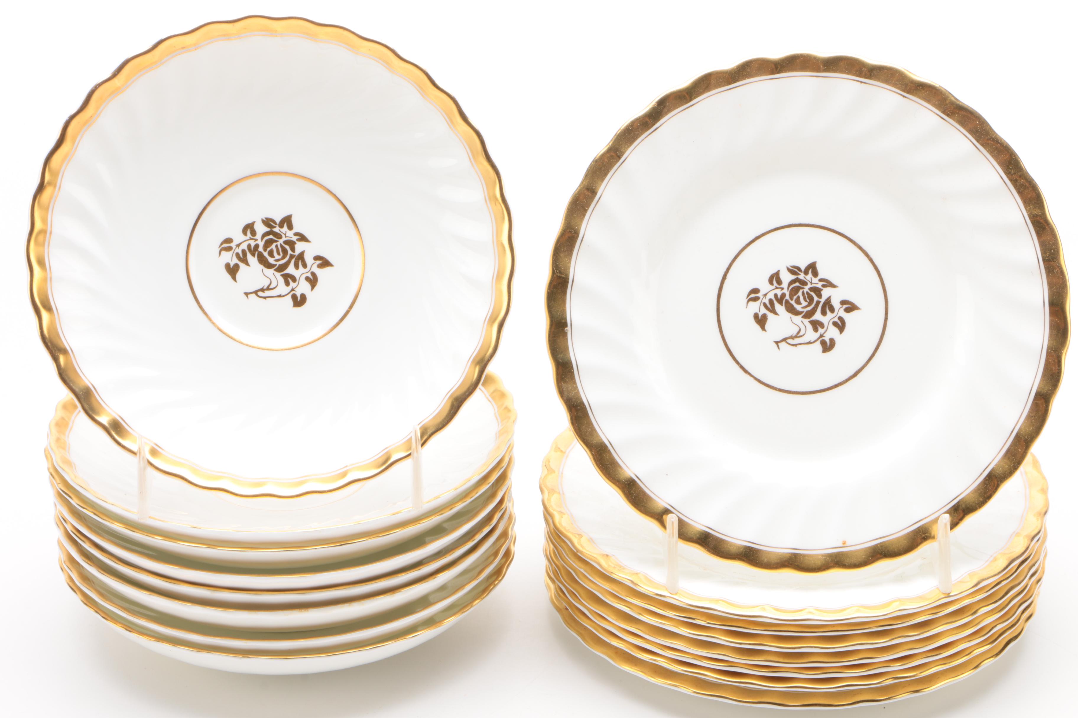 Minton "Gold Rose" China Dinnerware, 1939 - 1970 and Others