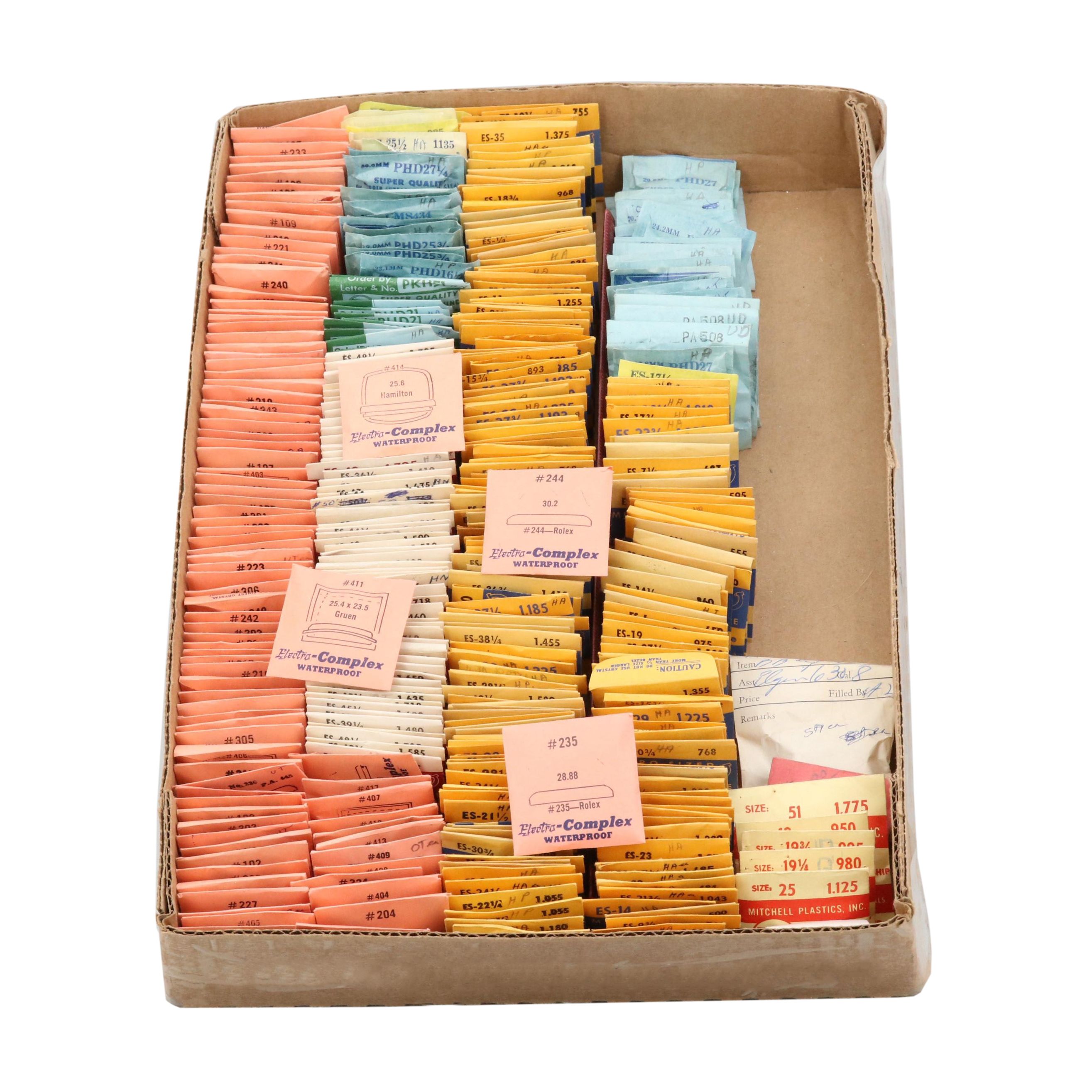 Hundreds of Assorted Watch Crystals