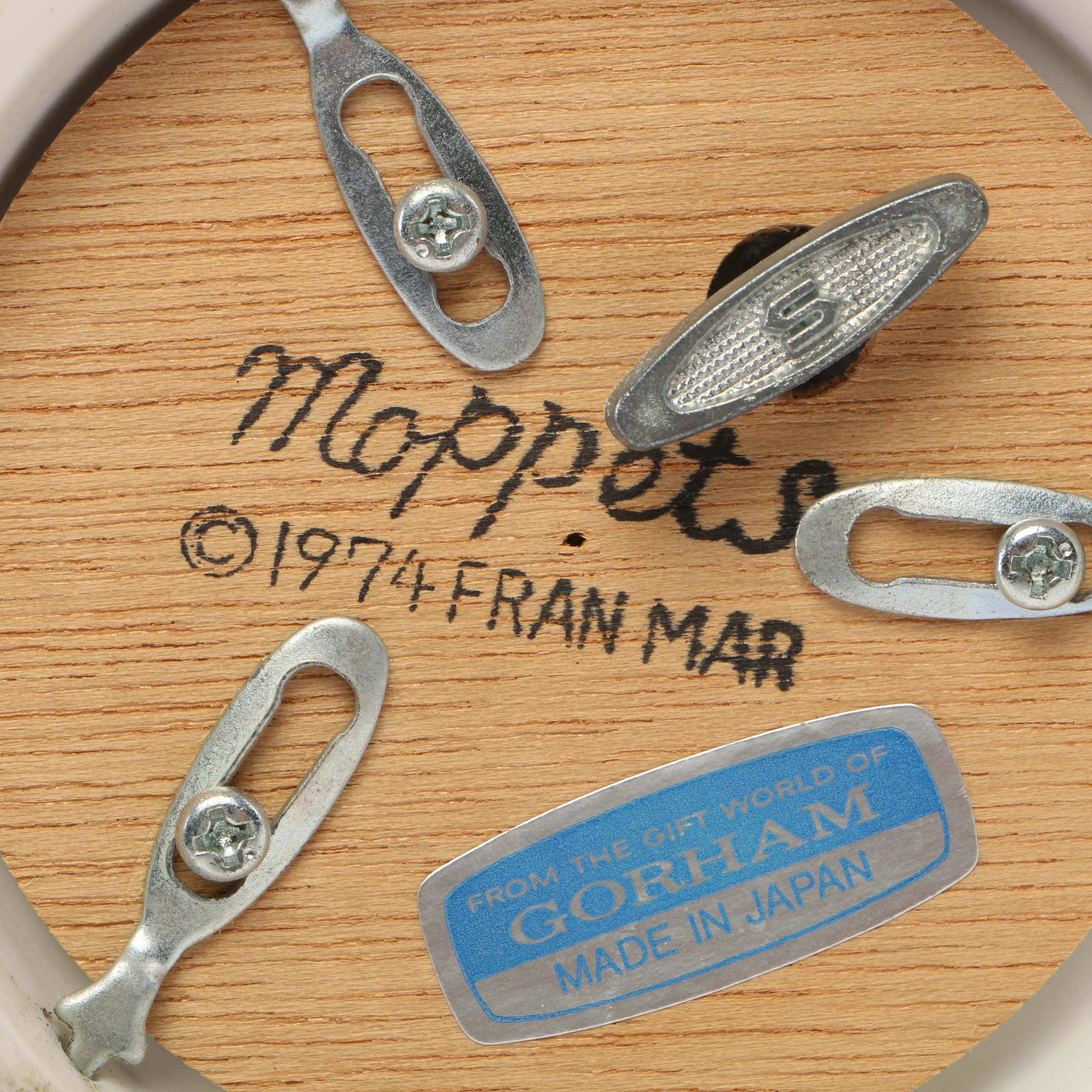Gorham Fran Mar "Moppets" Music Box Figurines