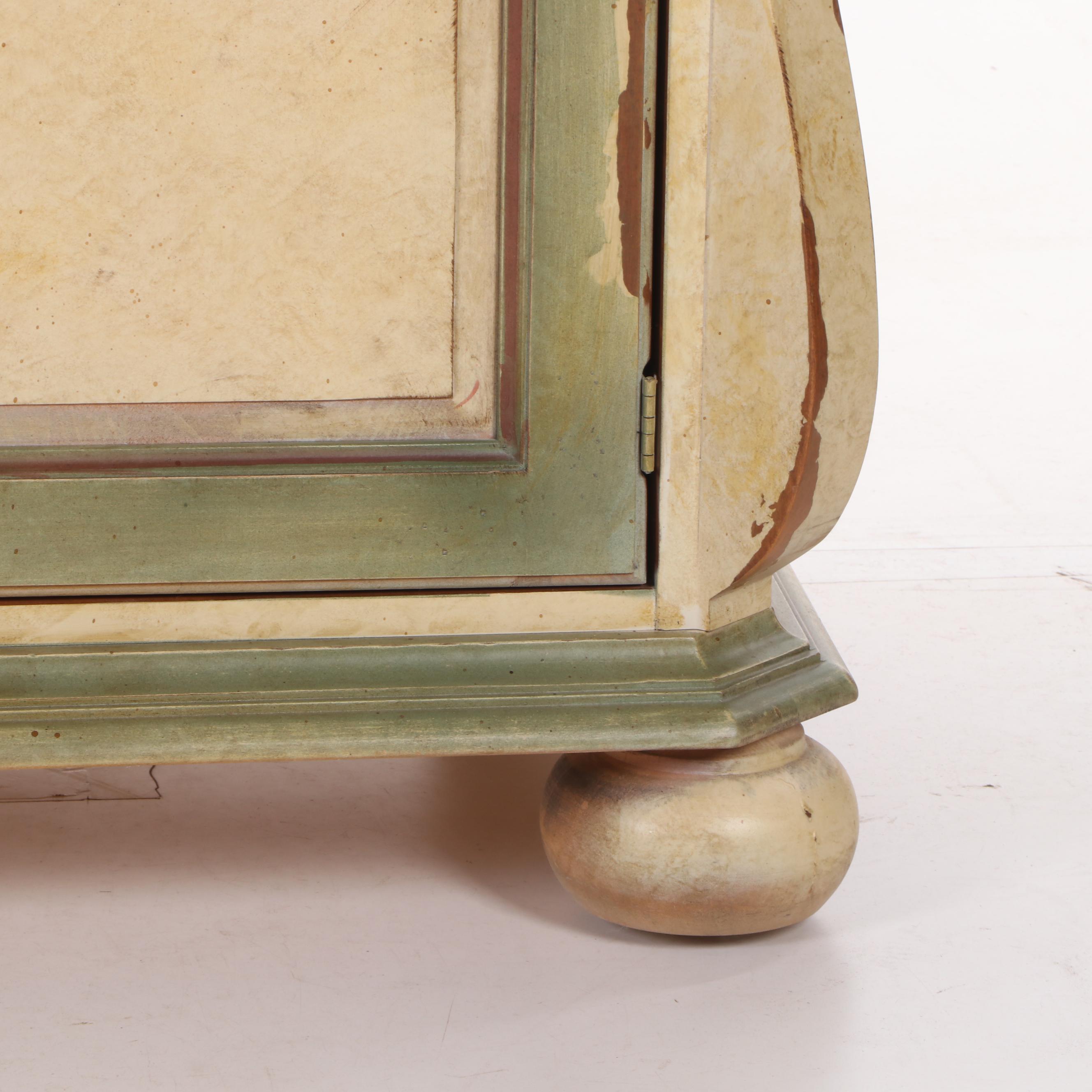 Jim Peed for Romweber Painted Wood Entertainment Center