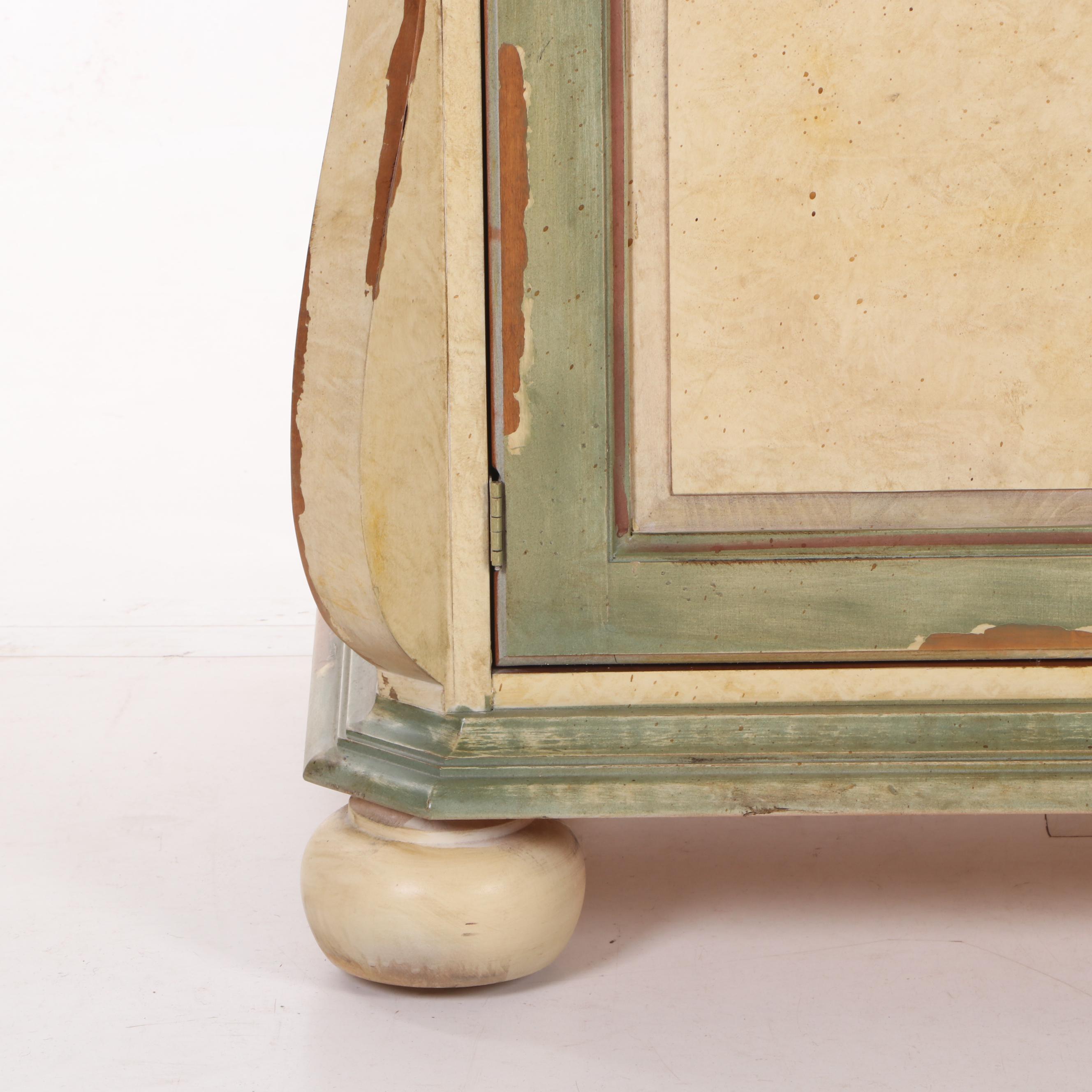 Jim Peed for Romweber Painted Wood Entertainment Center