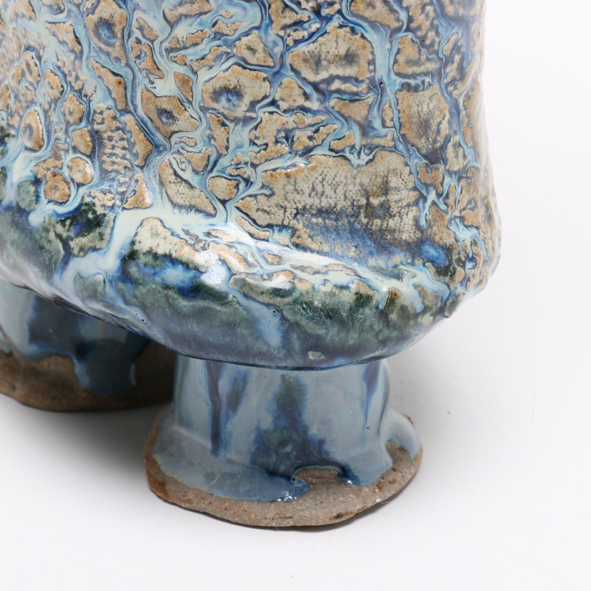 Harry Guthrie Phillips Handbuilt Stoneware Coffee Pot or Teapot