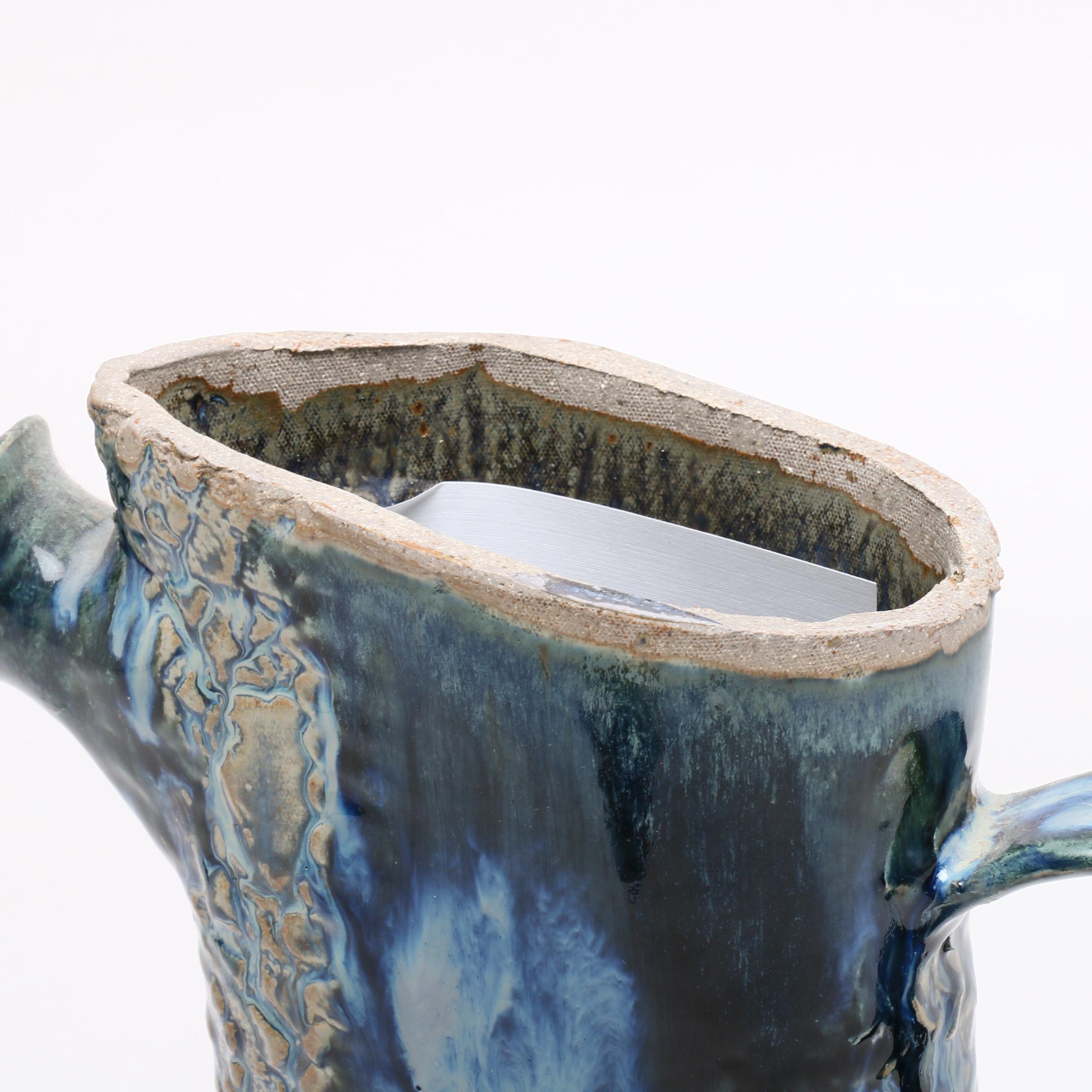 Harry Guthrie Phillips Handbuilt Stoneware Coffee Pot or Teapot