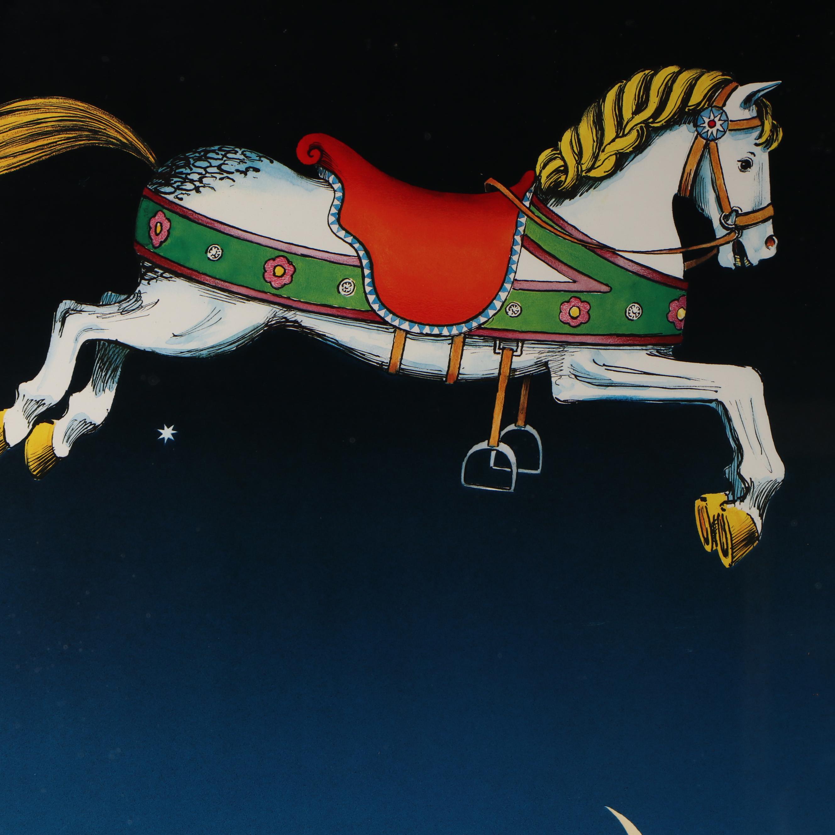 Offset Lithograph Poster after Bo Bonfils "Tivoli Gardens"