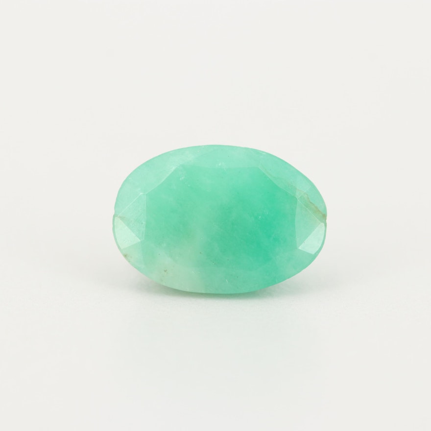 Loose 3.71 CT Emerald Gemstone