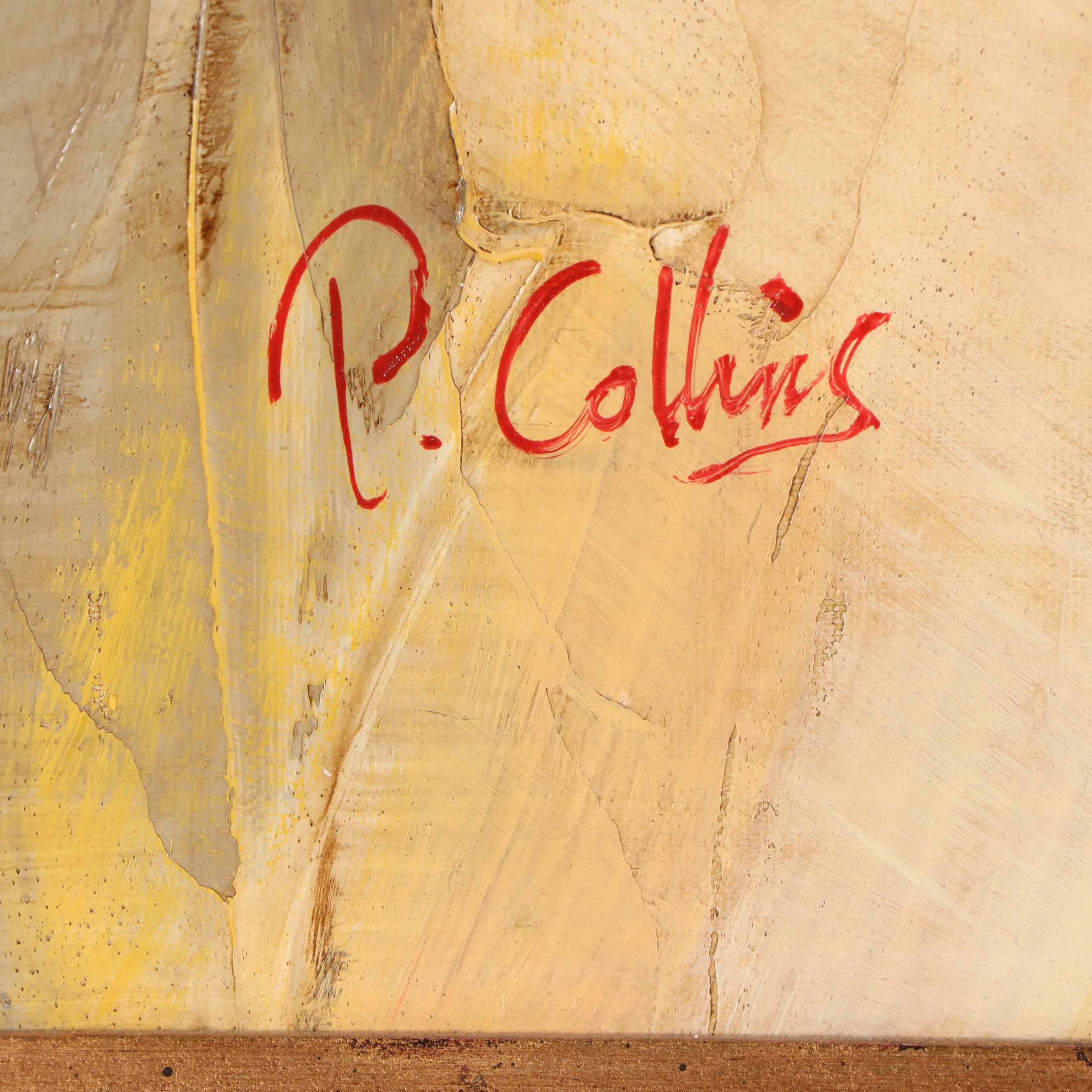 P. Collins Abstract Oil Painting