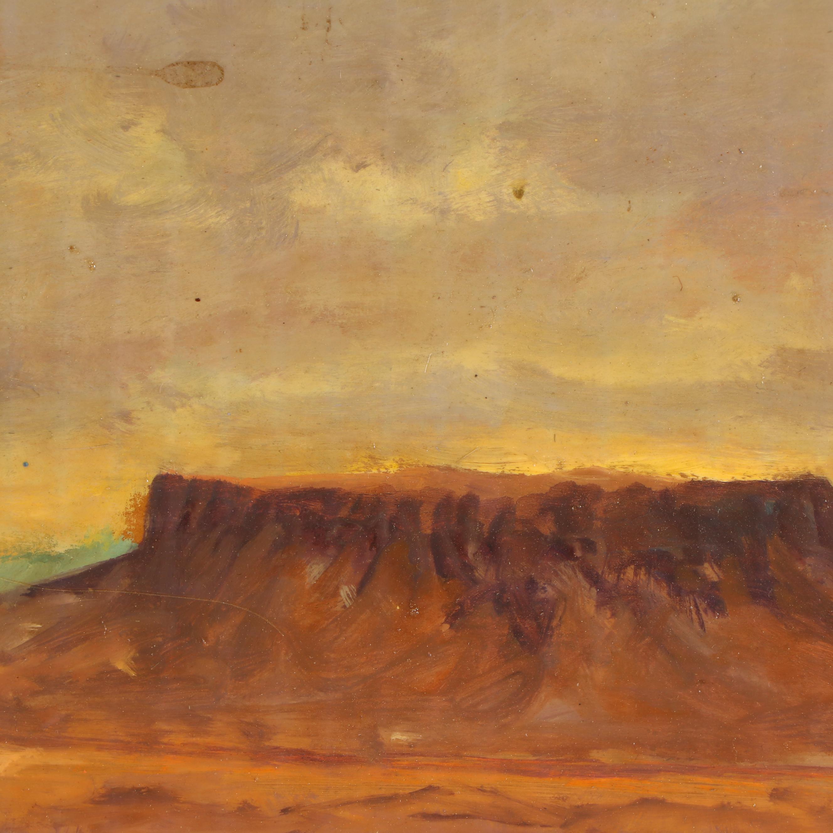 Bill Ord Western Style Oil Painting after C.M. Russell