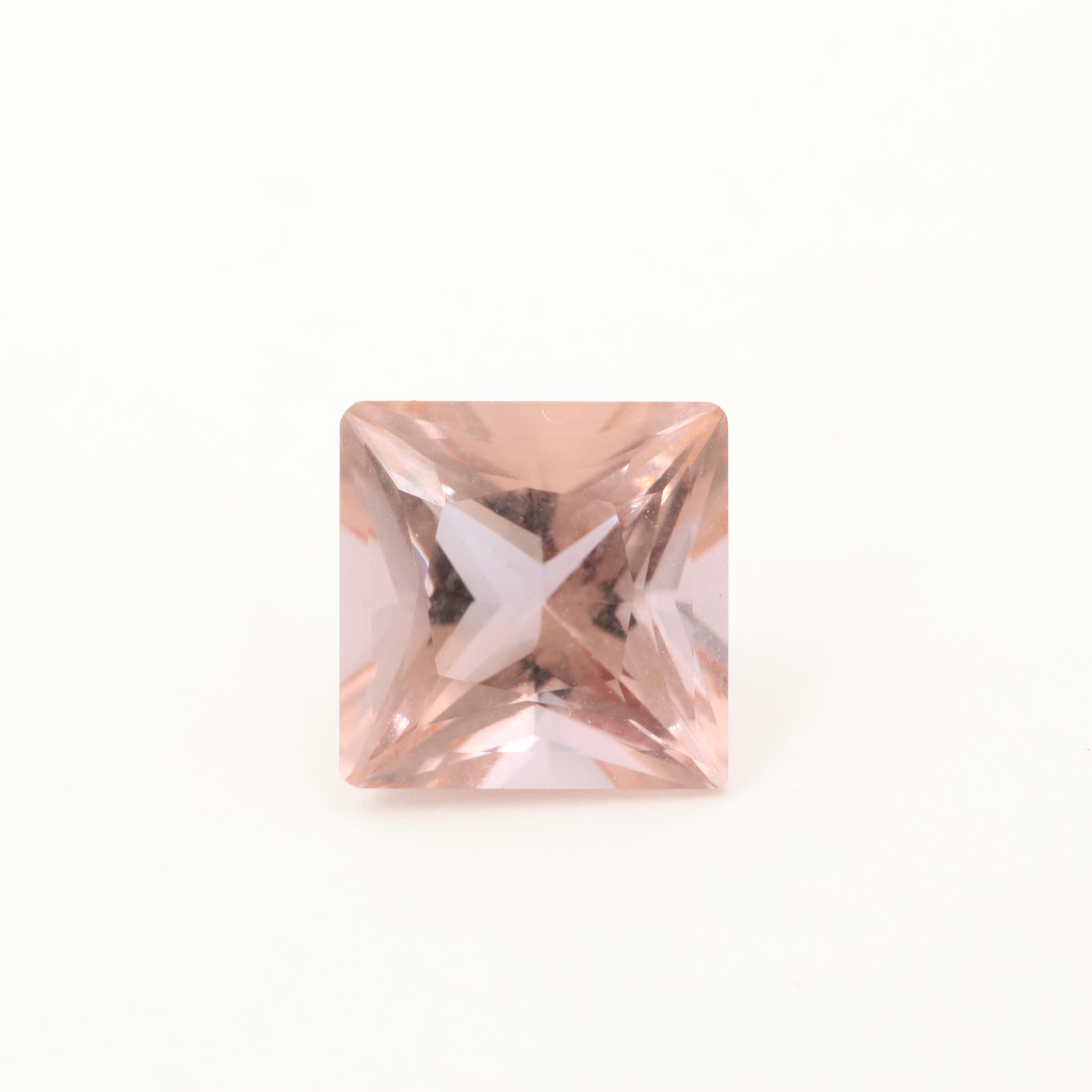 Loose Square Faceted Color Change Glass