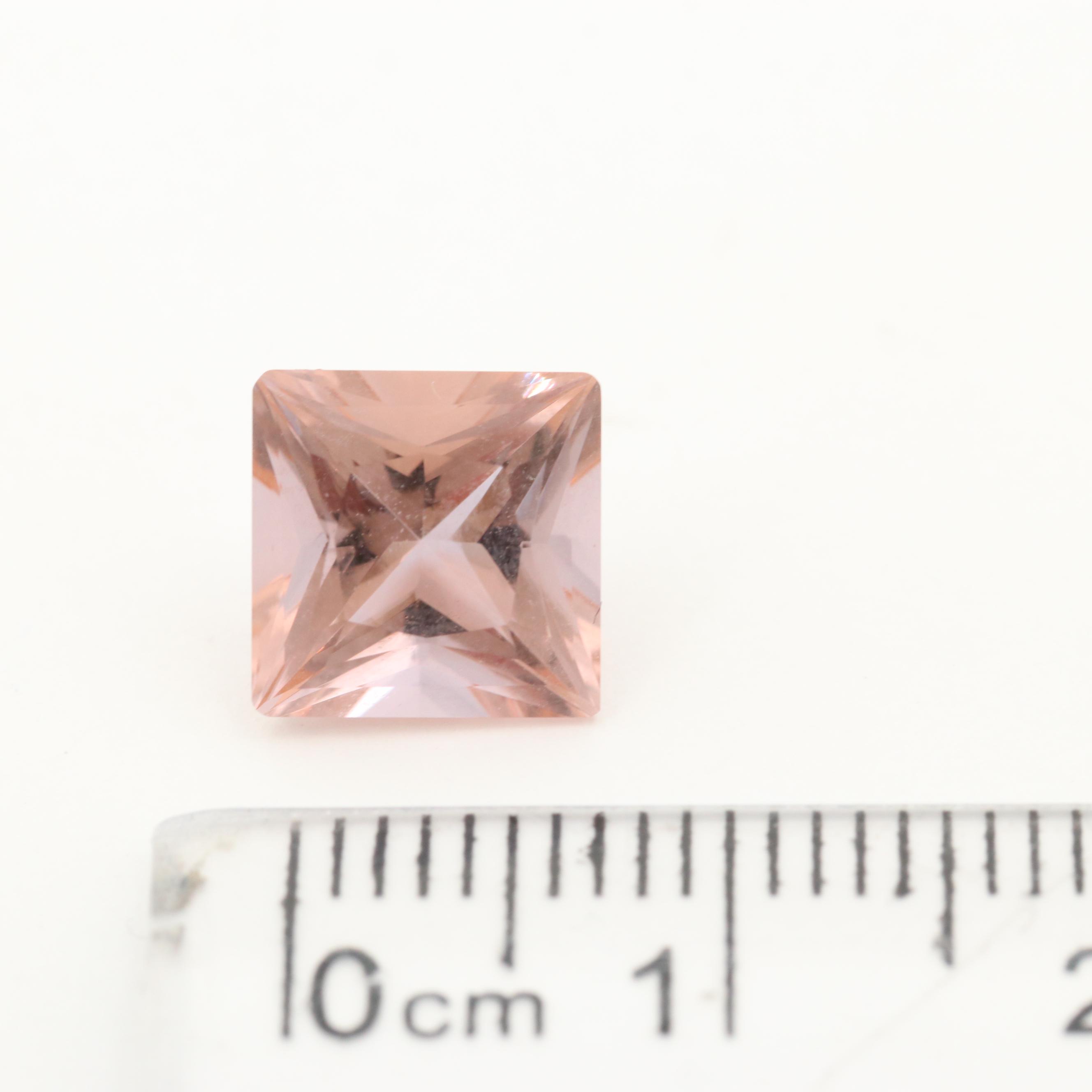 Loose Square Faceted Color Change Glass