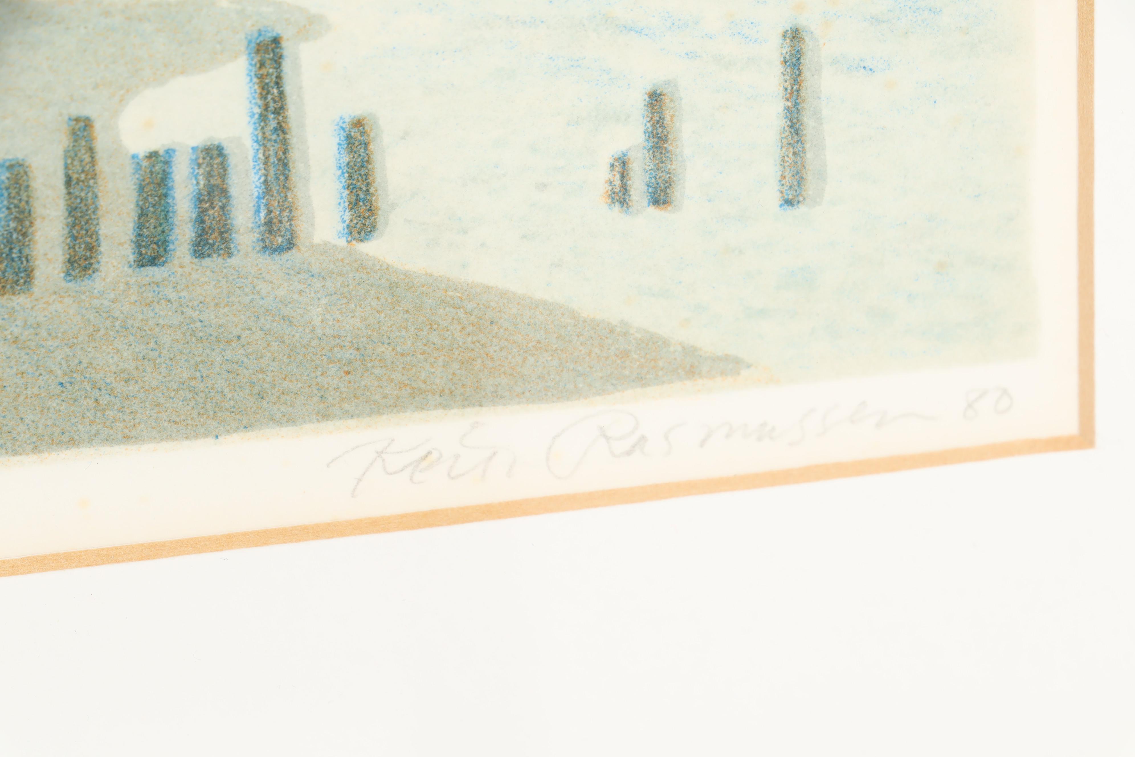 Keith Rasmussen Lithograph "Passing Storm"