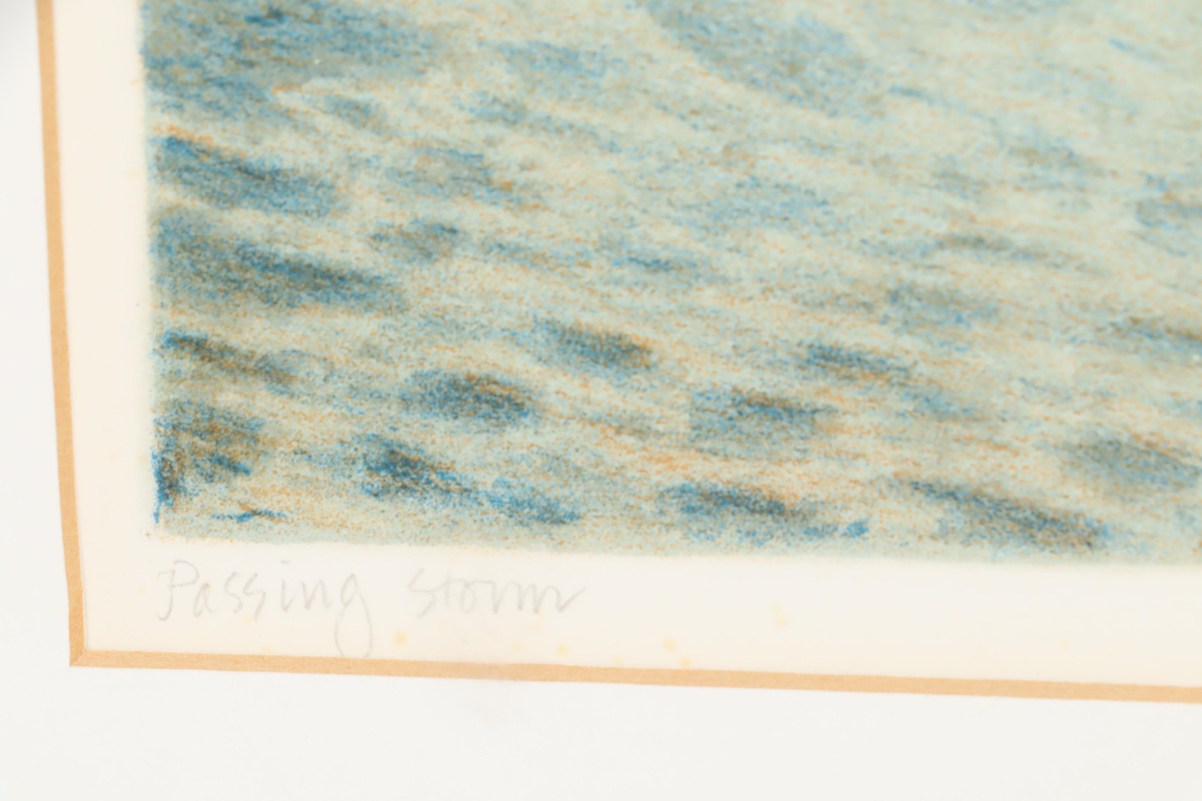 Keith Rasmussen Lithograph "Passing Storm"