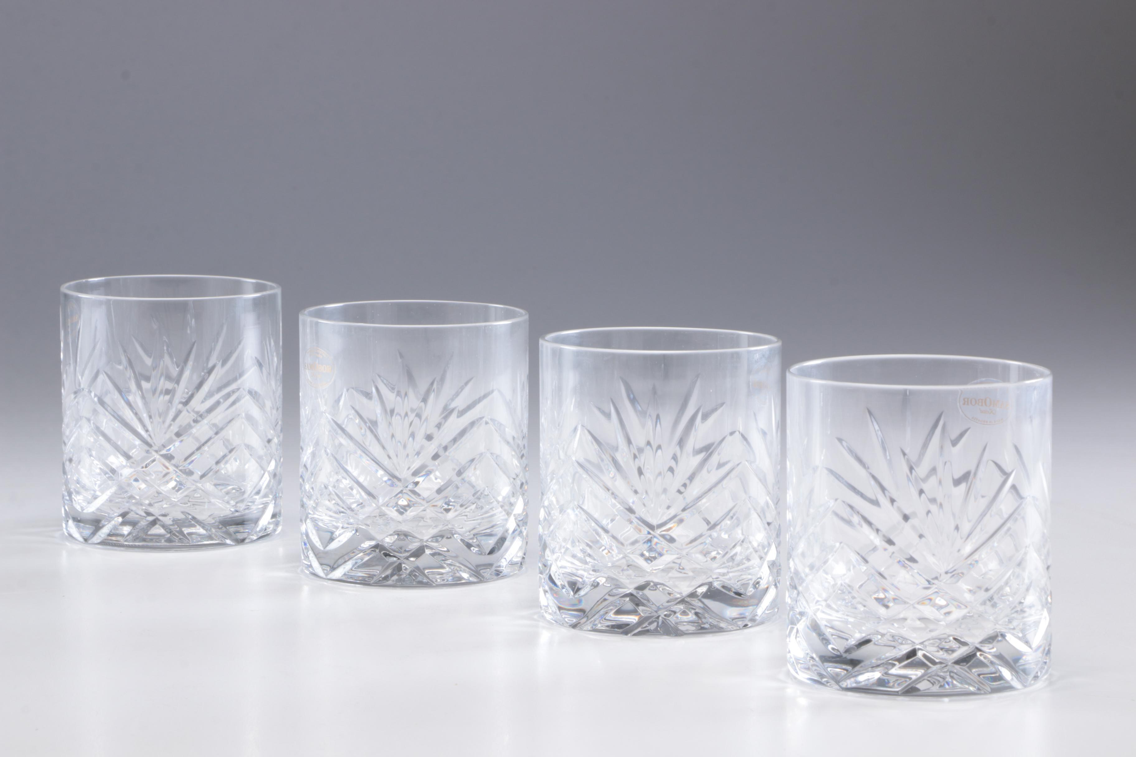 Sam O Bor "Illusions" and Royal Gallery "Champlain Platinum" Crystal Glassware