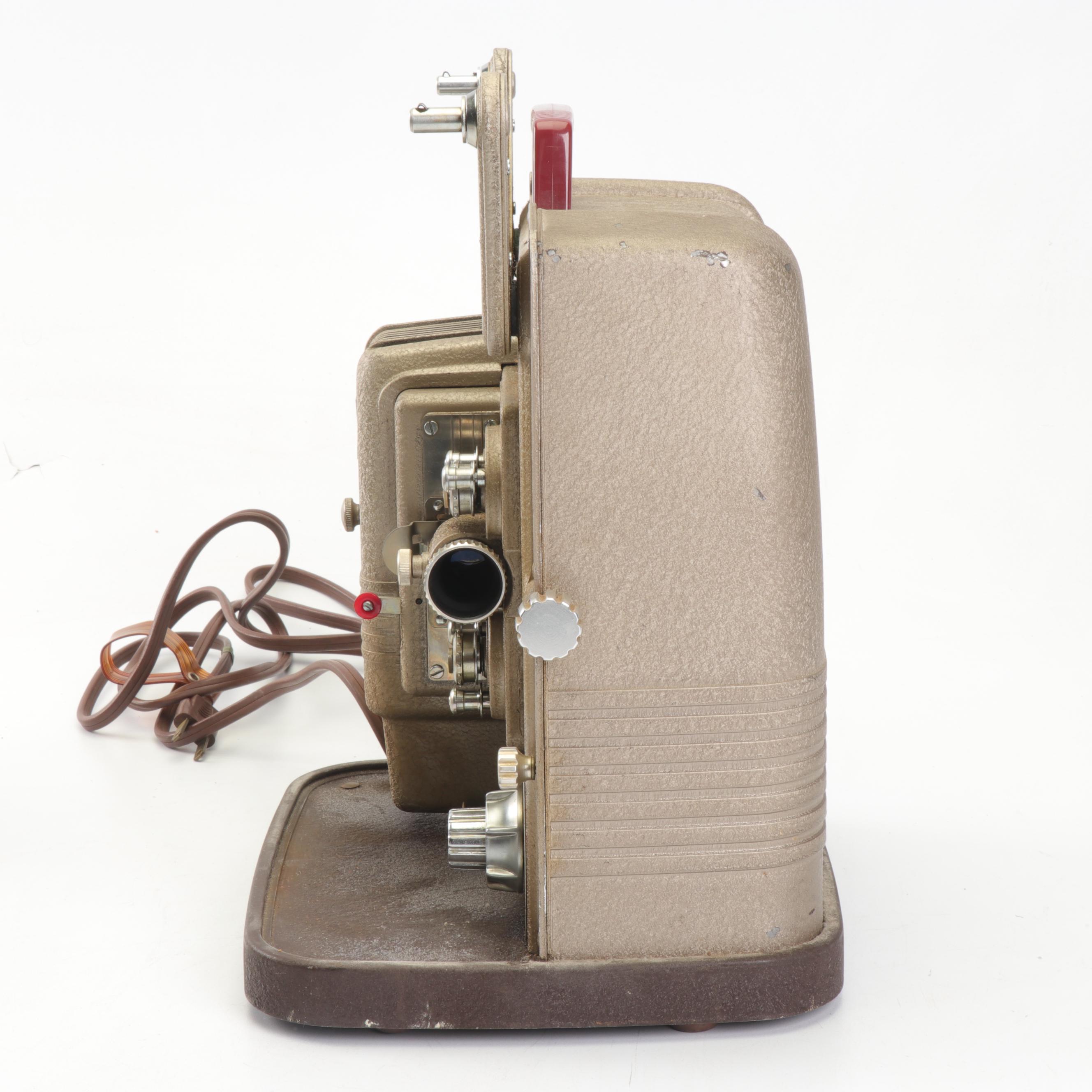 Keystone 8mm Projector with 16mm and 35mm Film Reels