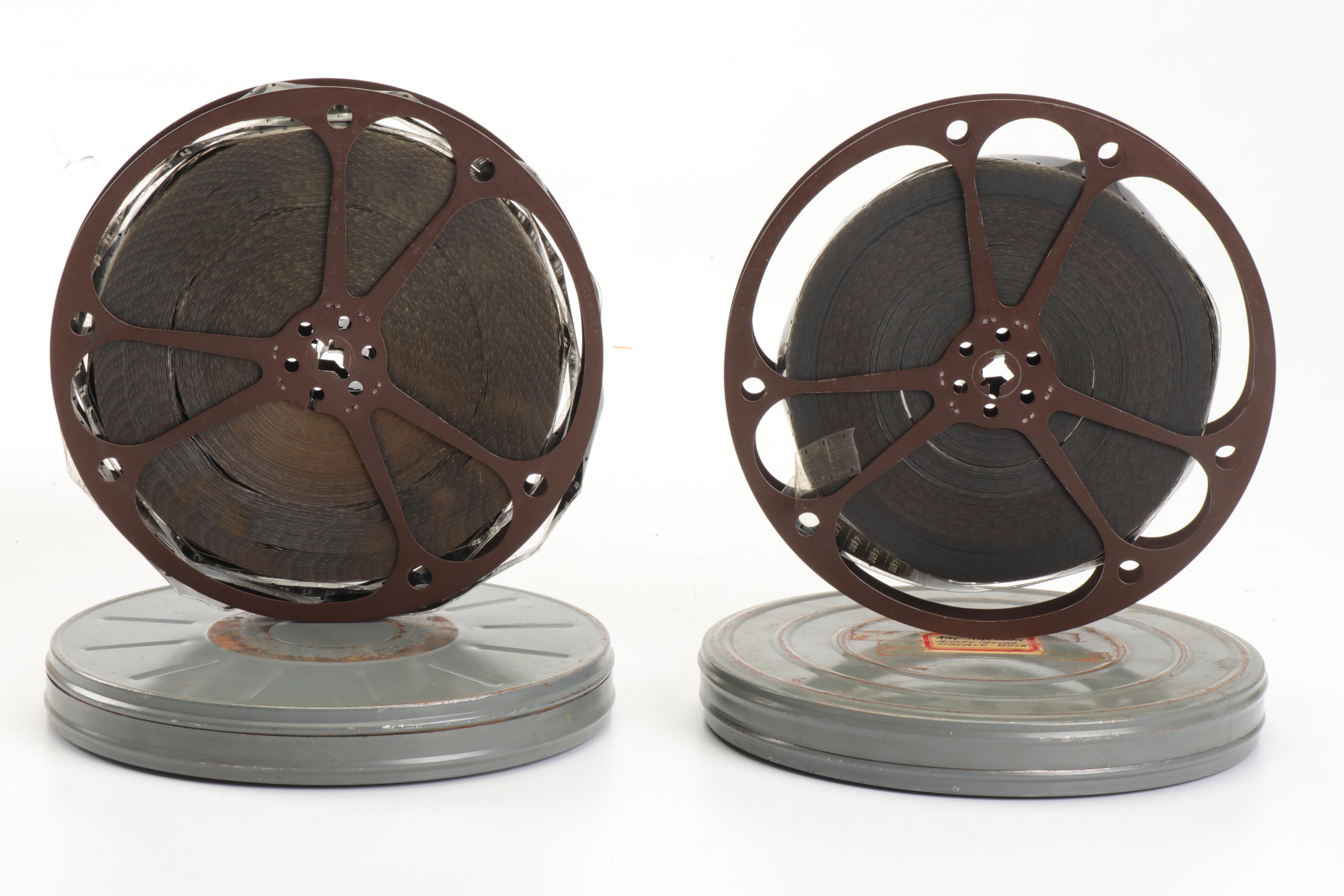 Keystone 8mm Projector with 16mm and 35mm Film Reels