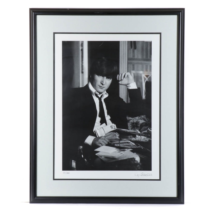 Max Scheler Offset Lithograph of John Lennon "Fan Mail"