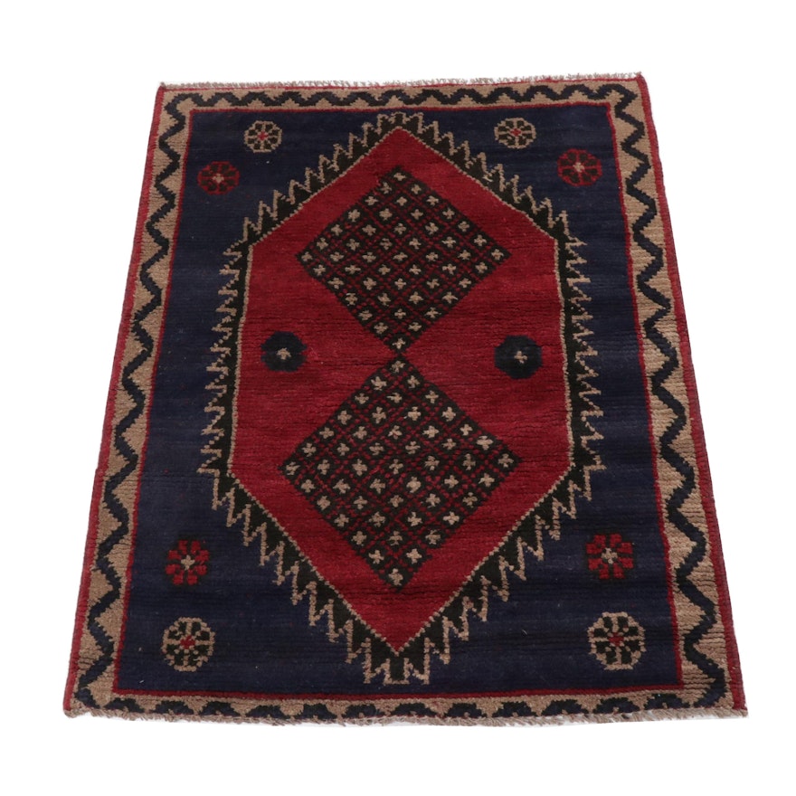 Hand-Knotted Persian Qashqai Rug