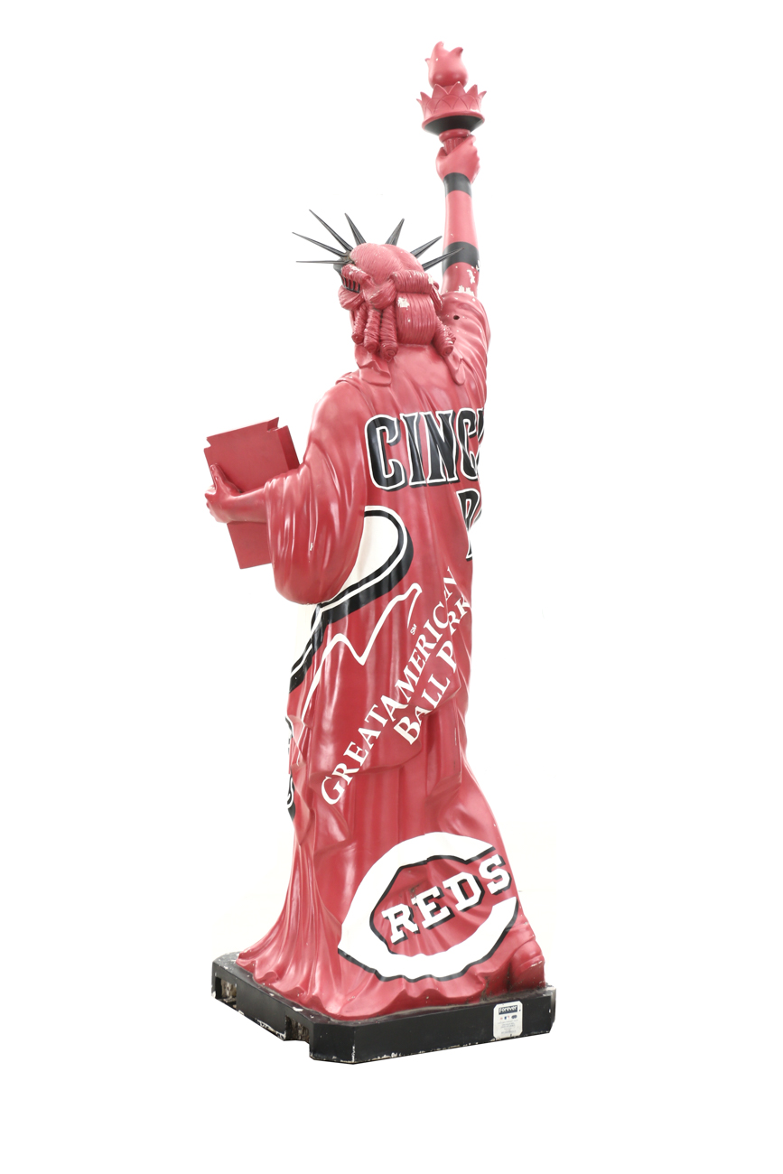Large 2008 Statue of Liberty Reds-Major League Baseball All-Star Game Figure
