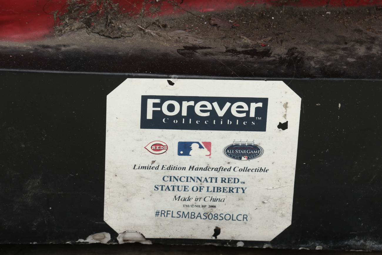 Large 2008 Statue of Liberty Reds-Major League Baseball All-Star Game Figure