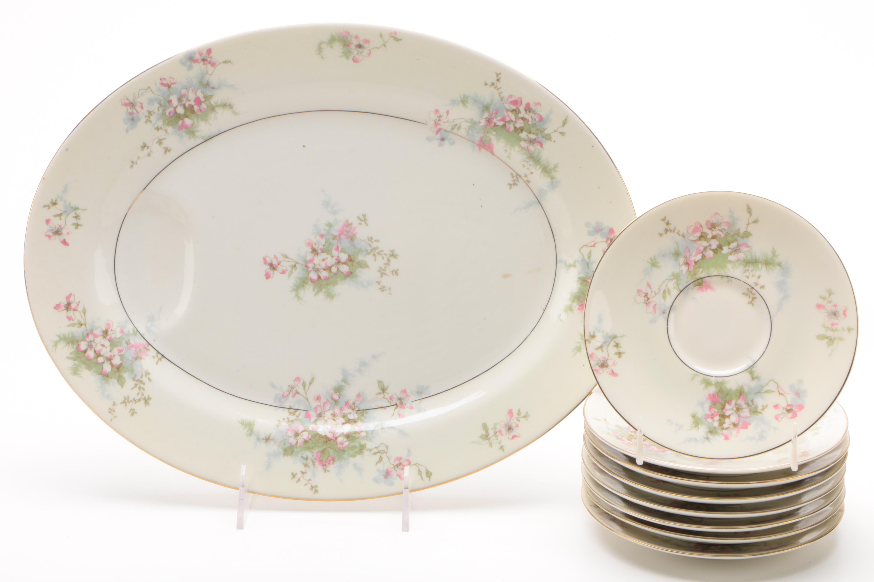 Theodore Haviland "Apple Blossom" Porcelain Dinnerware, 1940 - 1989