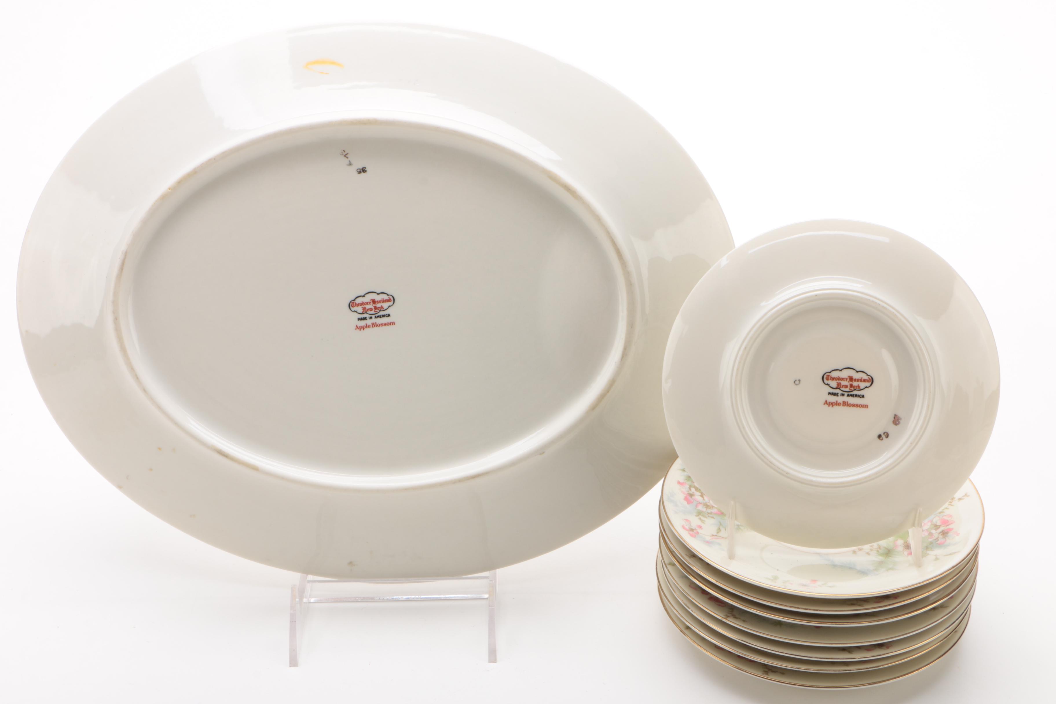 Theodore Haviland "Apple Blossom" Porcelain Dinnerware, 1940 - 1989