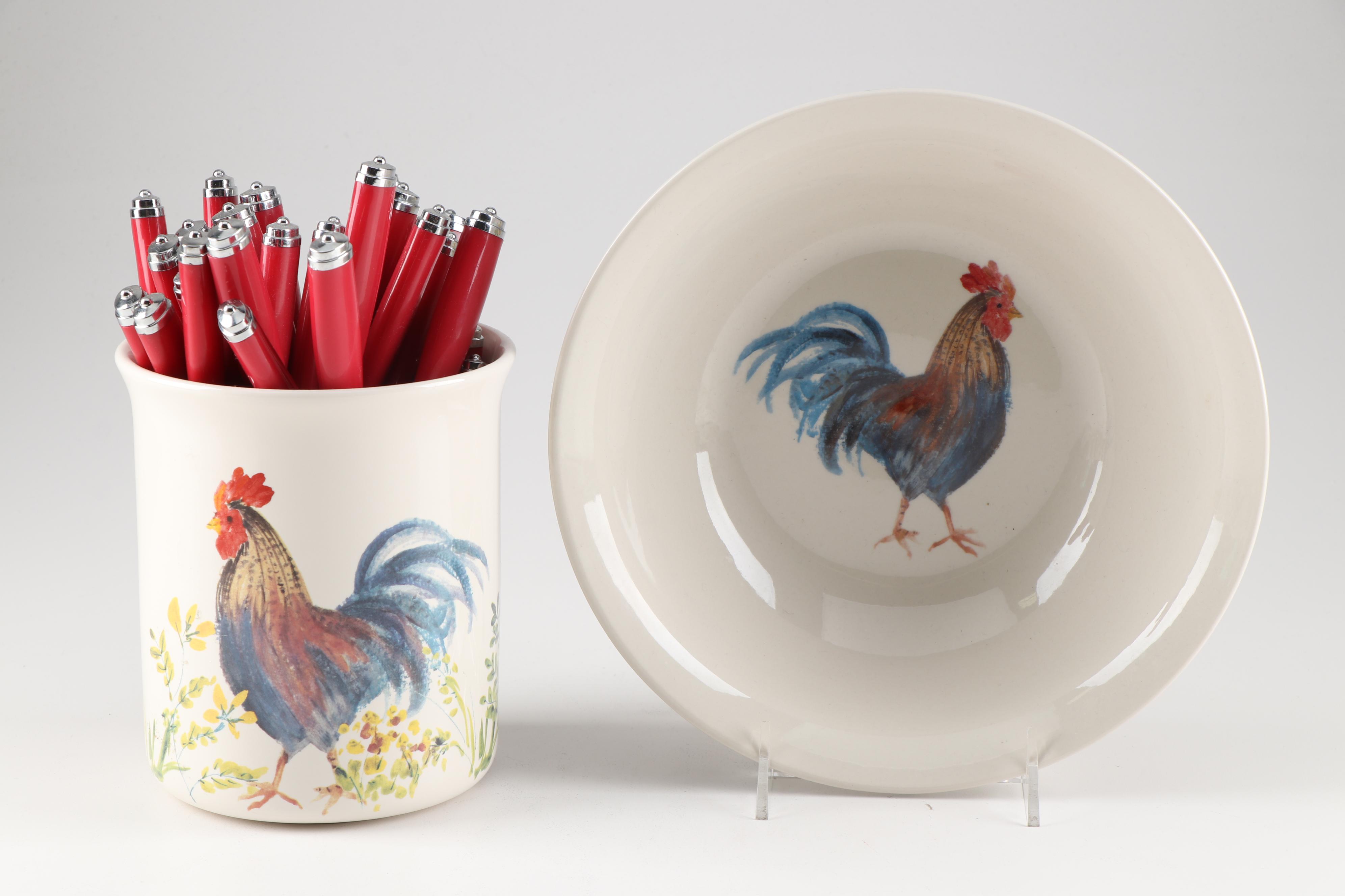 Paula Deen Dinnerware "Garden Rooster"