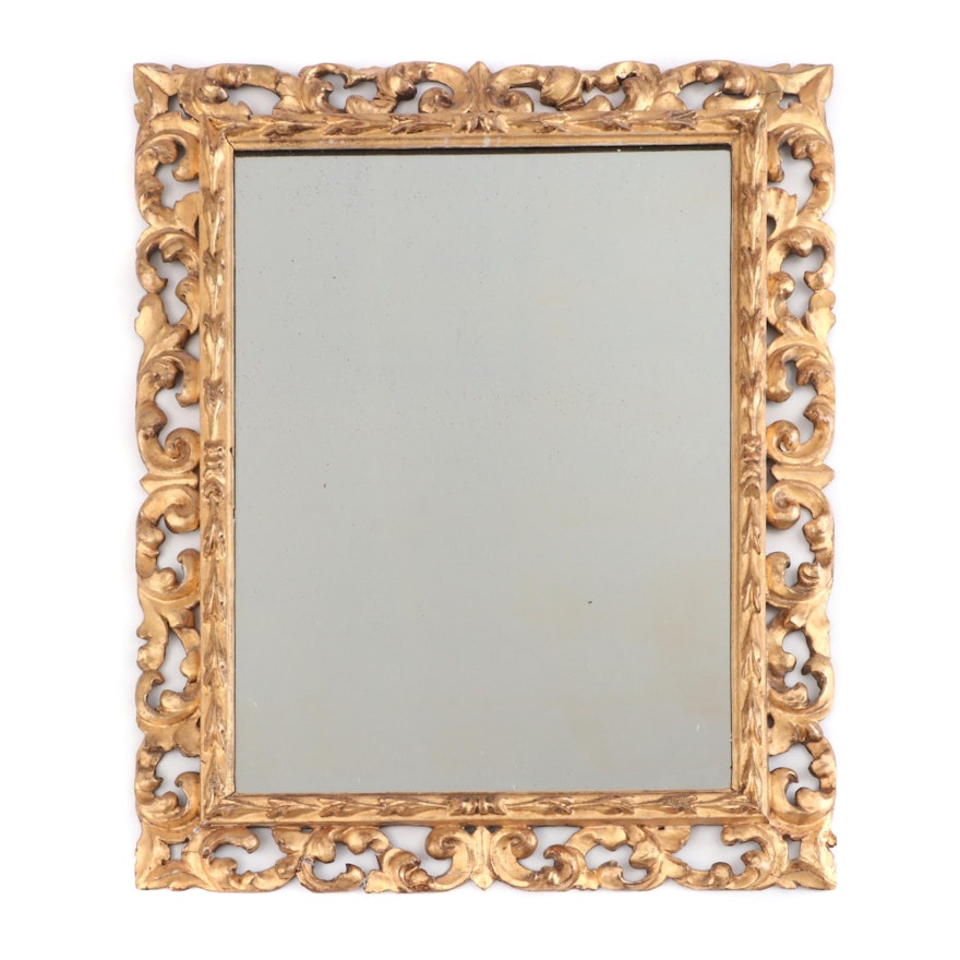 Ornate Gilt Gesso Wall Mirror