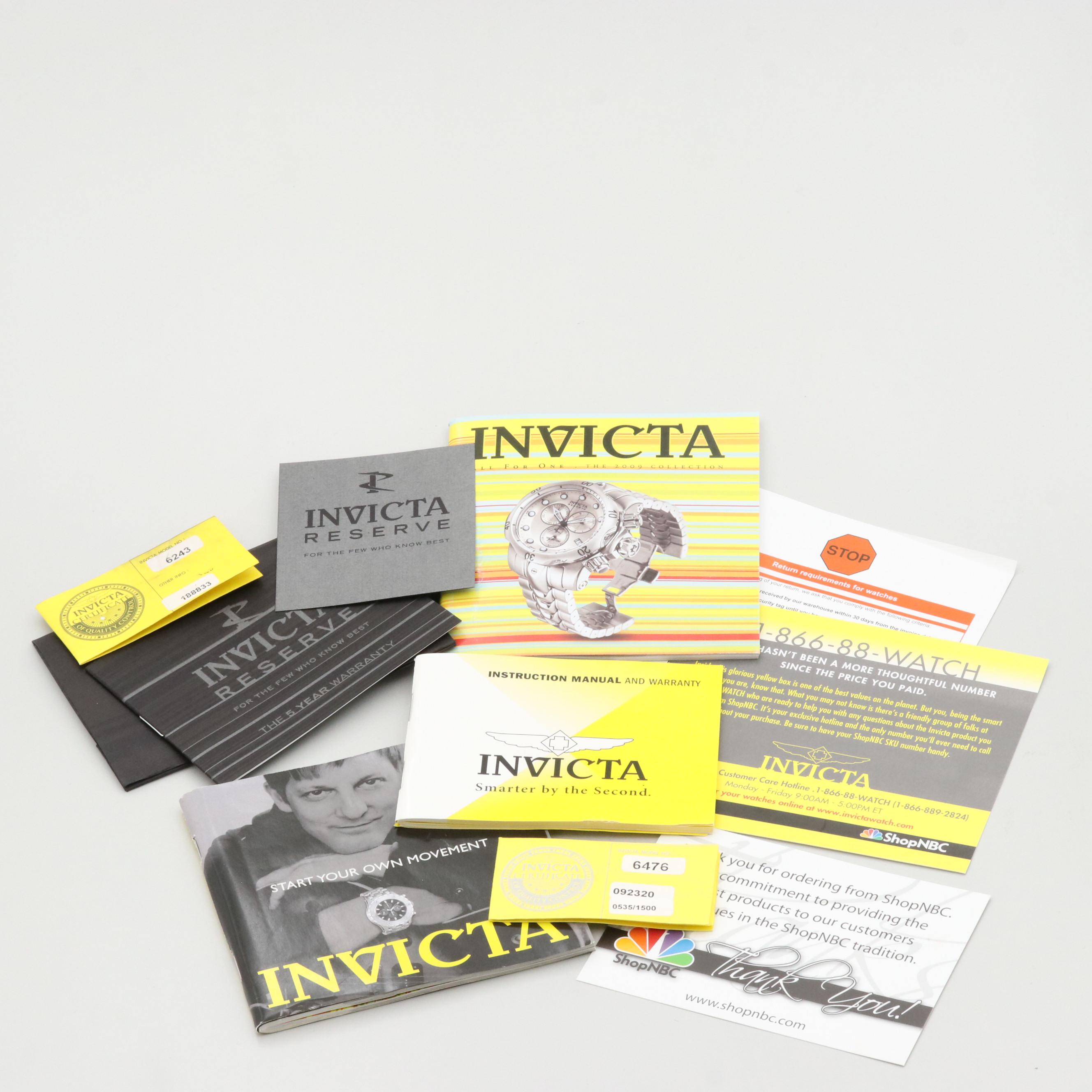 Invicta Reserve Limited Edition Stainless Steel Quartz Chronograph Watch