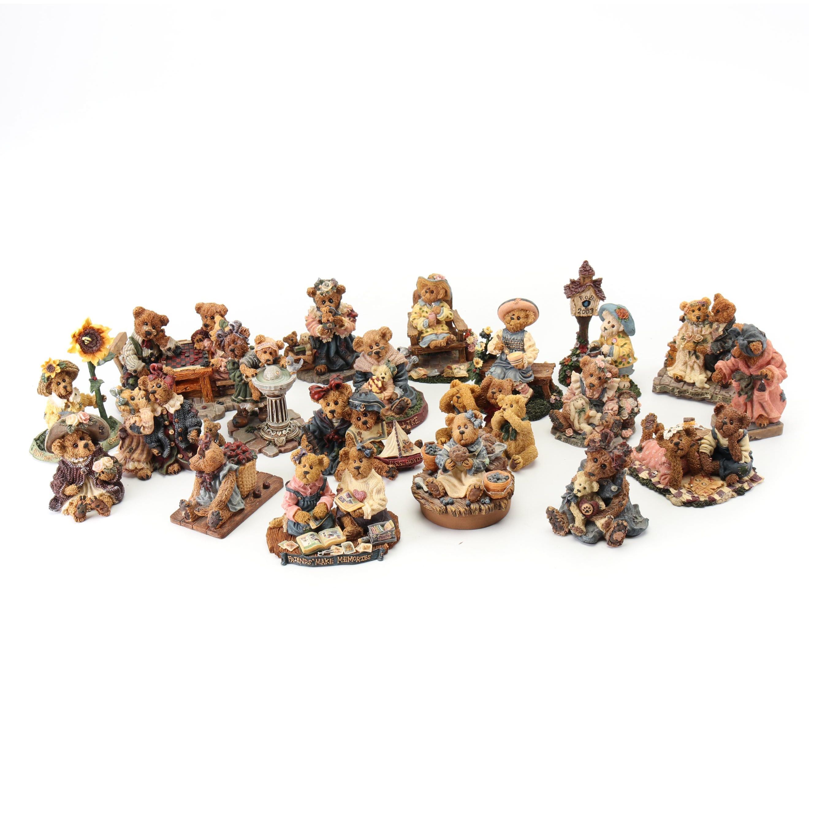 Boyds Bears and Friends "The Bearstone Collection" Resin Figurines