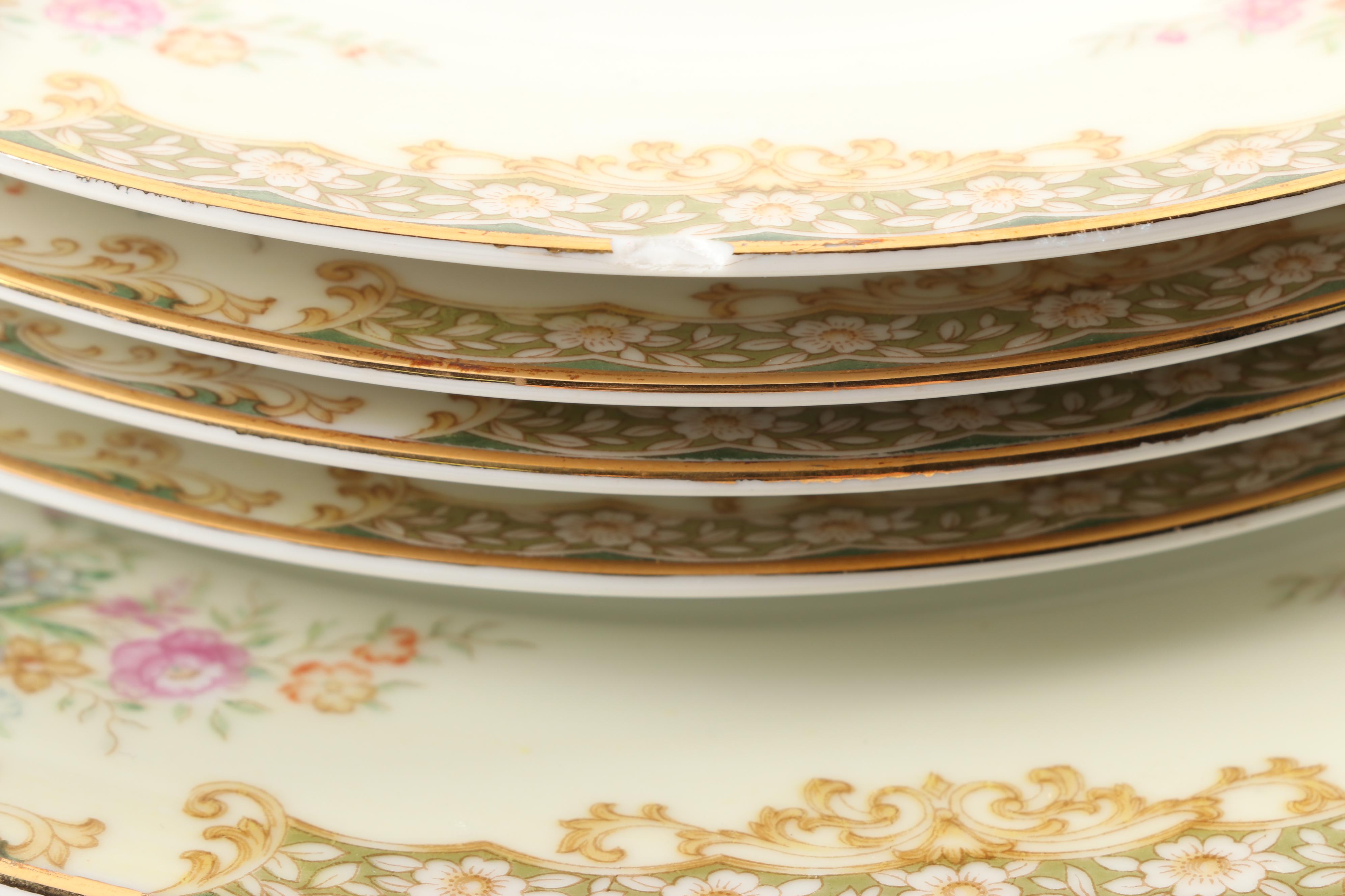 Rose China Occupied Japan Dinnerware Set, 1950s