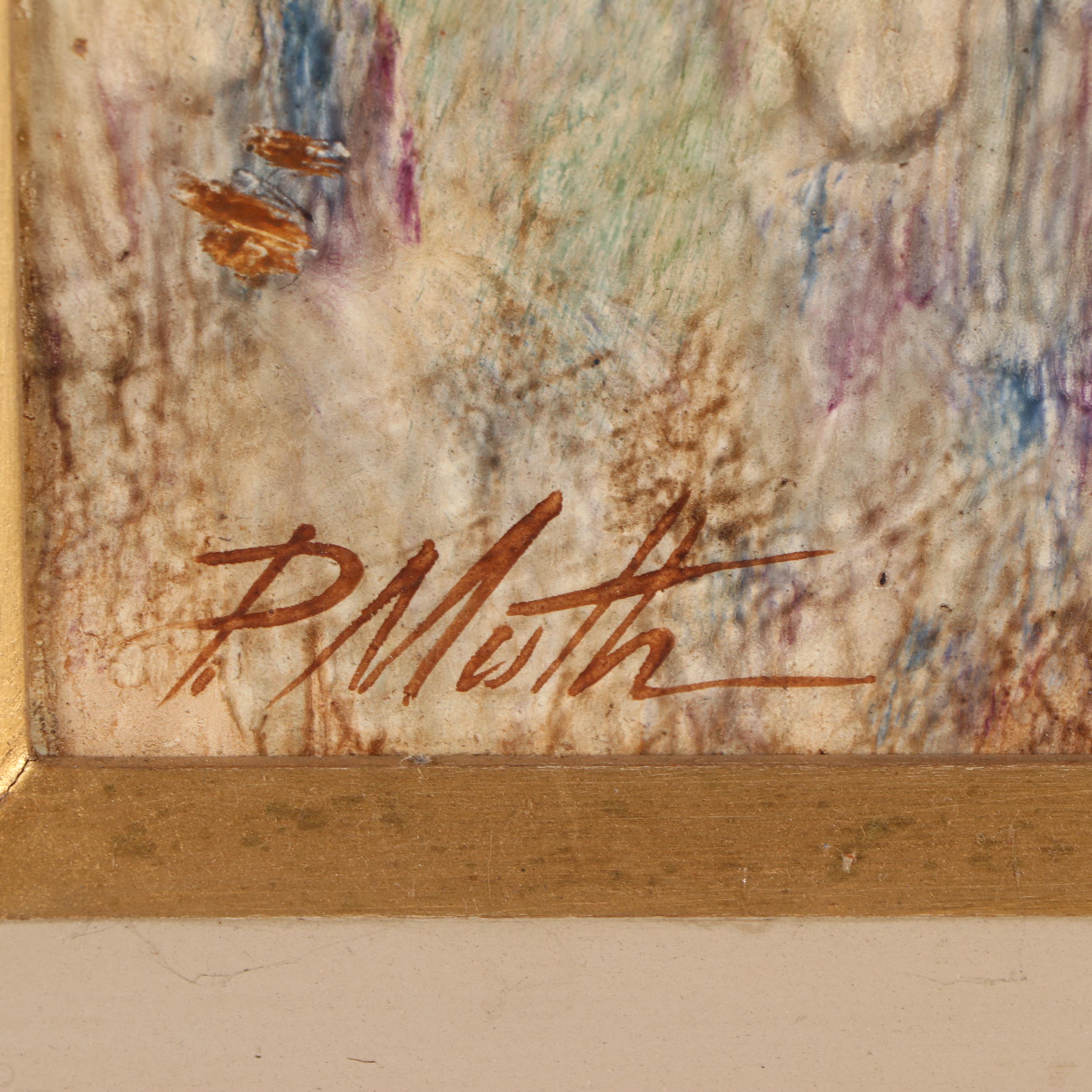 P. Muth Oil Painting