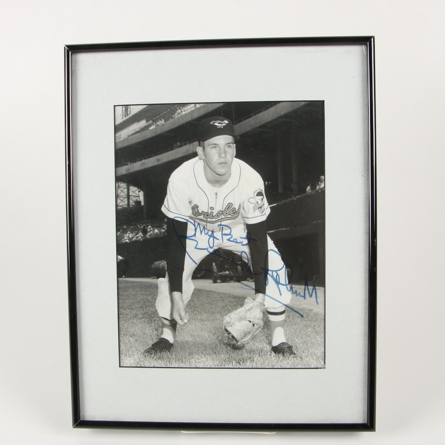 Brooks Robinson Autographed Framed Photograph