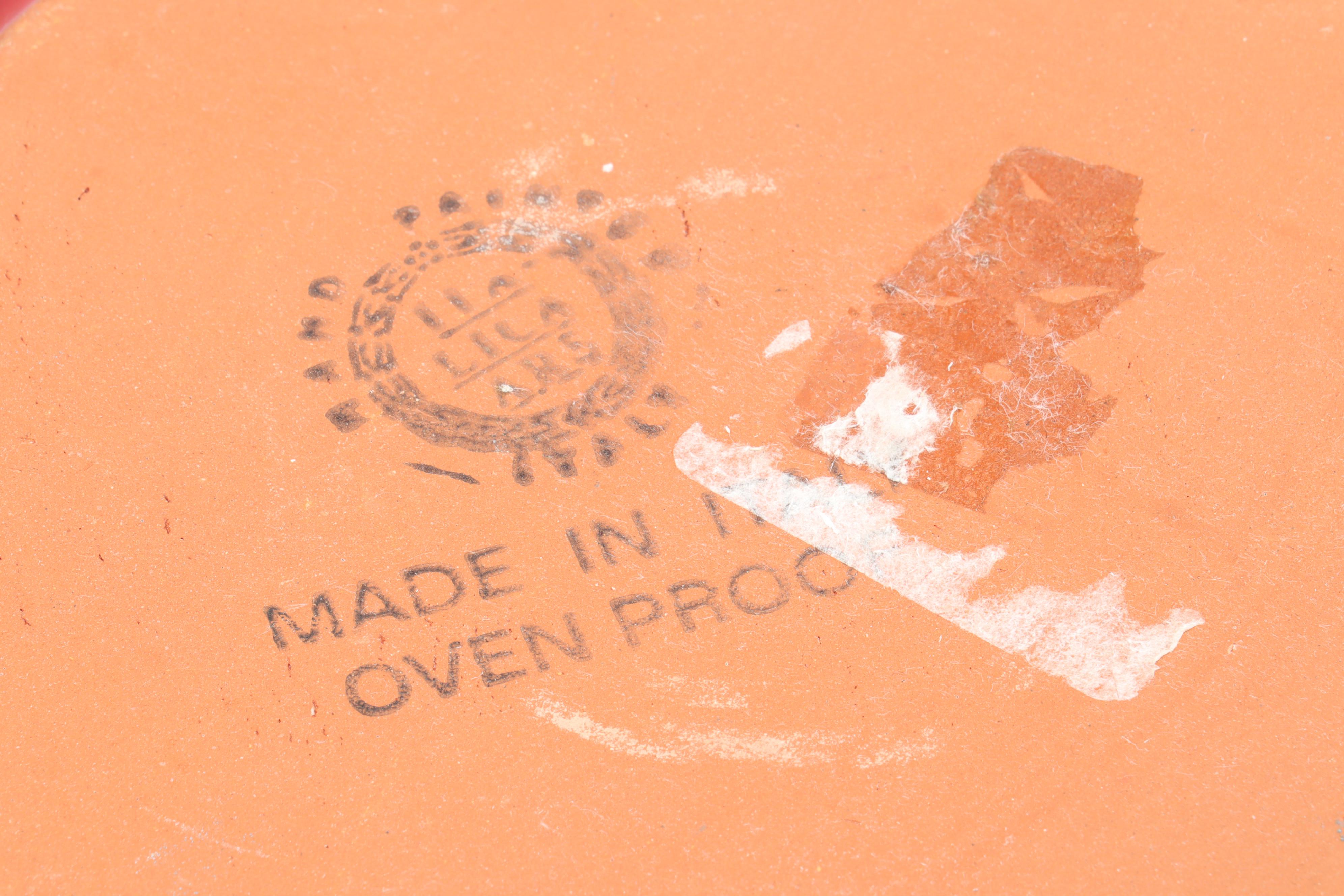 Copco Denmark Yellow Enamel Cast Iron Pot with Italica Ars Ovenproof Bowls