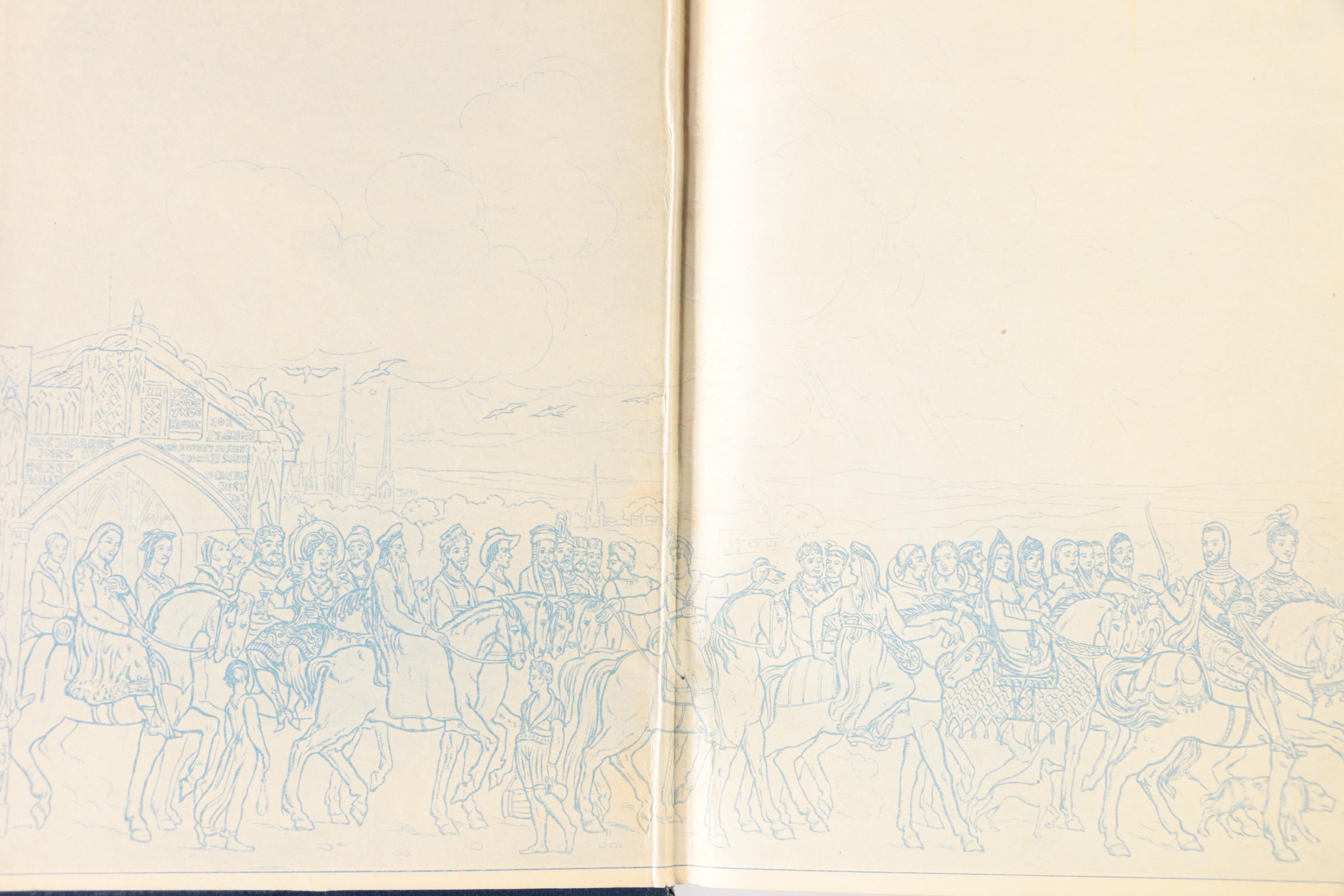 "The Complete Poetical Works of Geoffrey Chaucer" Illustrated by Warwick Goble