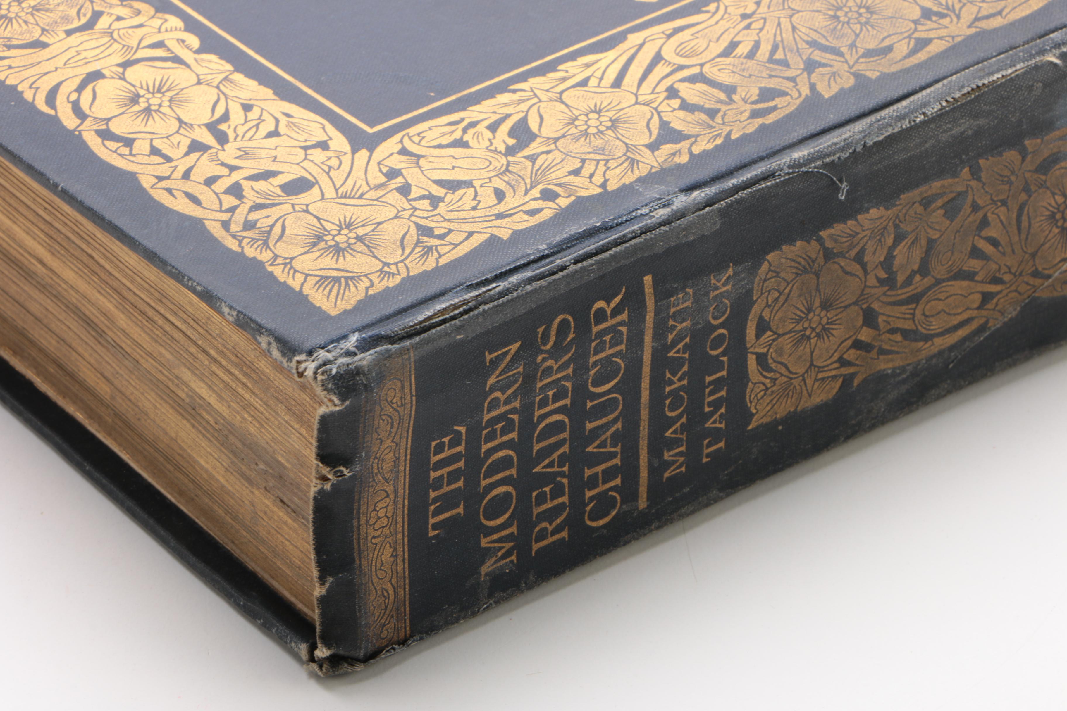 "The Complete Poetical Works of Geoffrey Chaucer" Illustrated by Warwick Goble