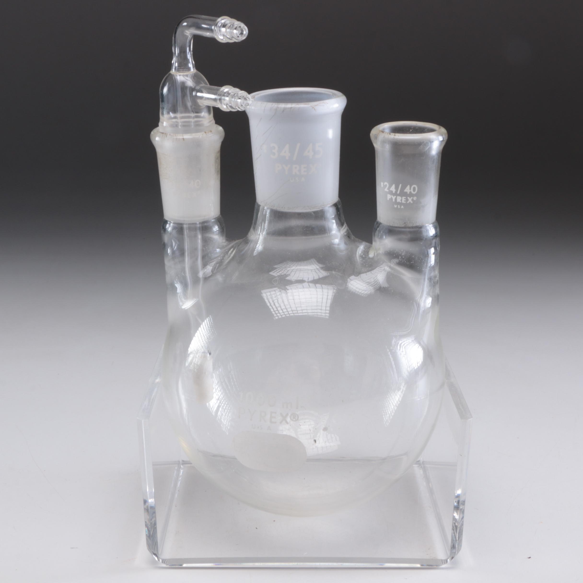 Fleaker by Corning, Pyrex, and Other Glass Laboratory Glassware