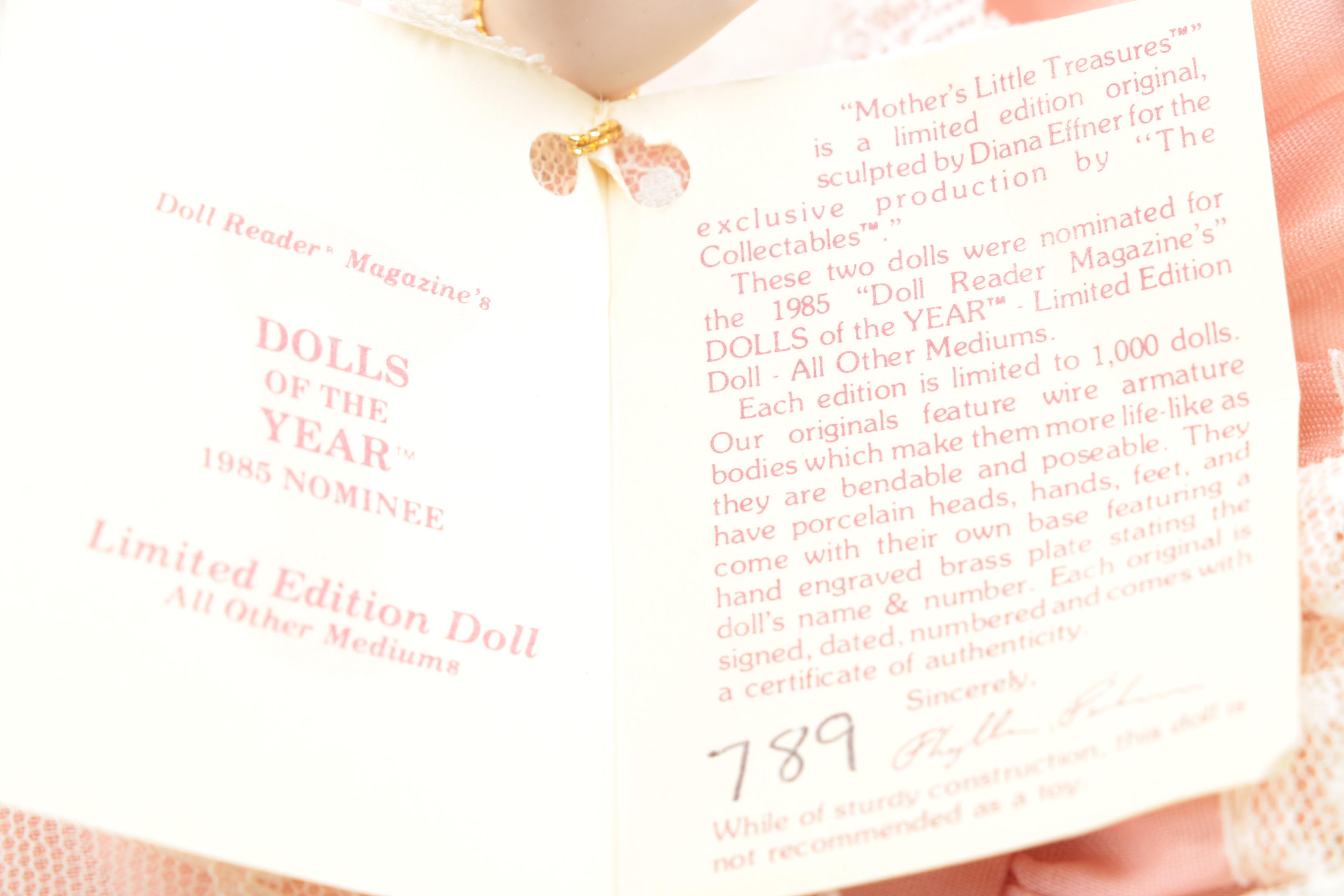 "Big Sister", "Little Sister", and "Ling Ling" Porcelain Dolls, 1980s