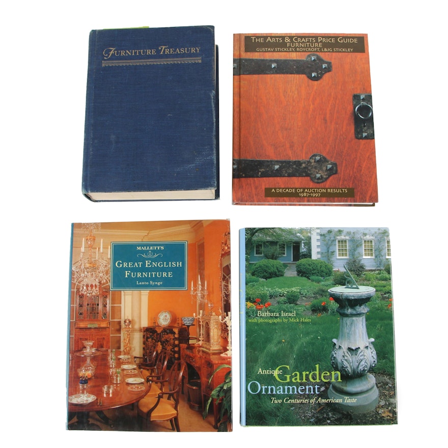 Wallace Nutting "Furniture Treasury" and Other Books on Homes and Gardens