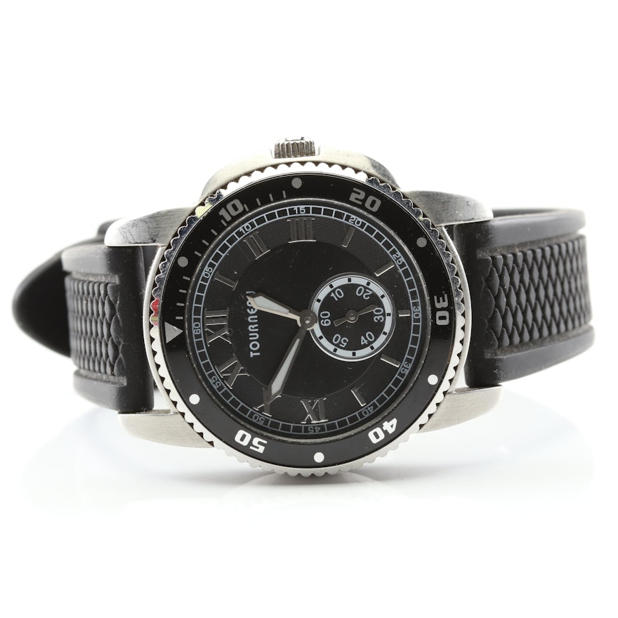 Tourneau Stainless Steel Wristwatch