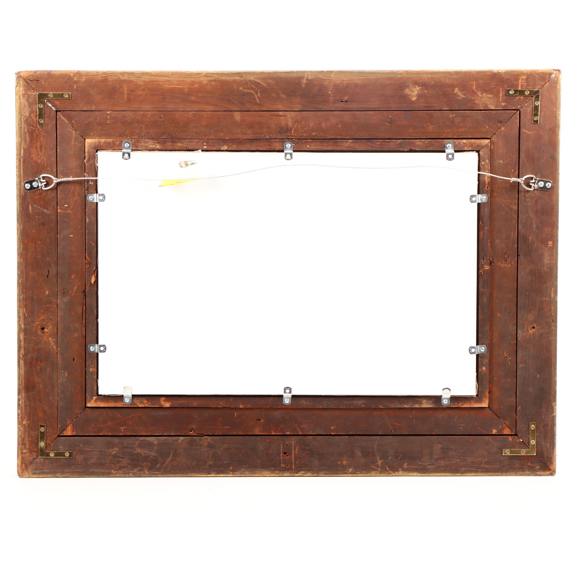 K Van Elton Pastoral Landscape Oil Painting