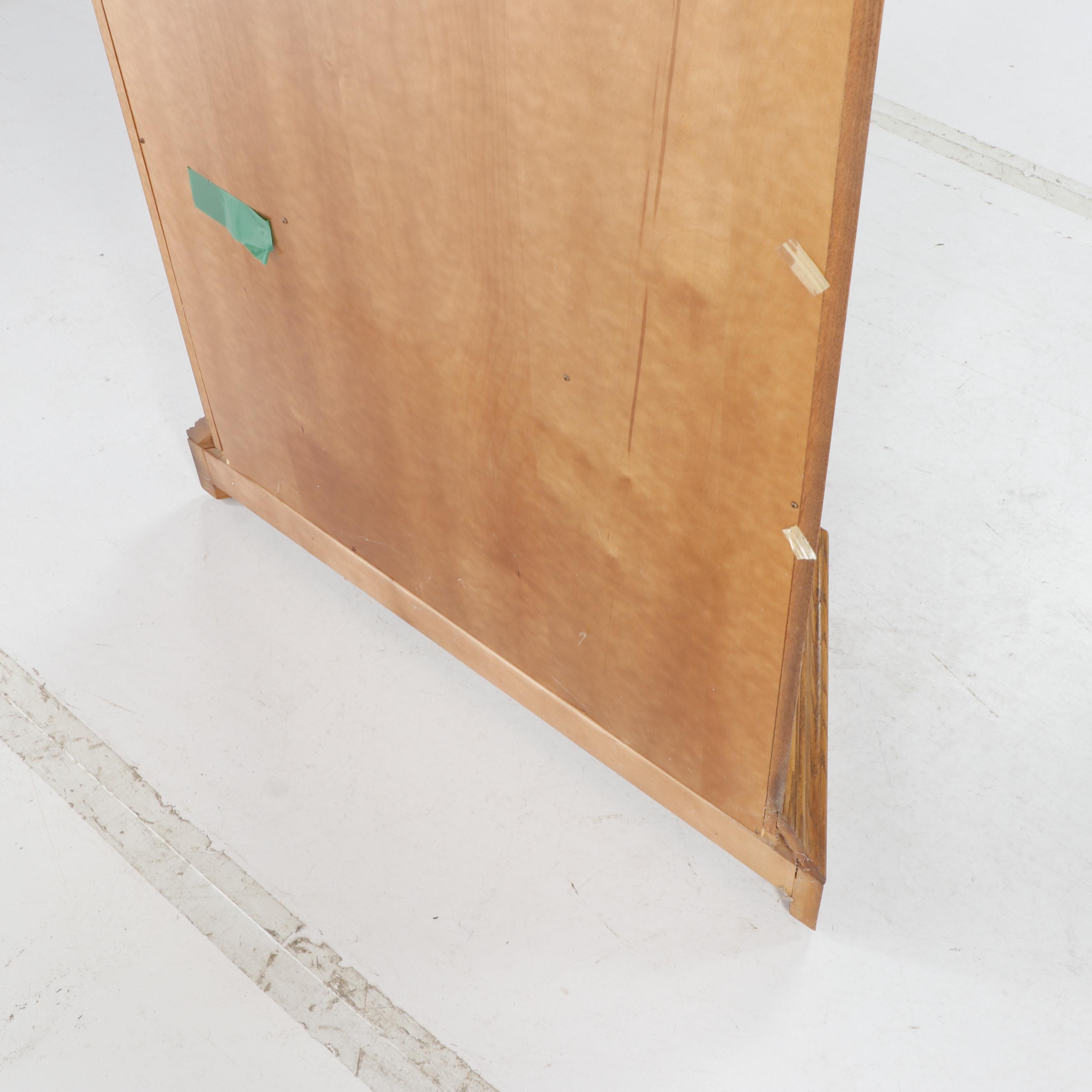 Howard Miller "Majestic" Oak Curio Cabinet Clock