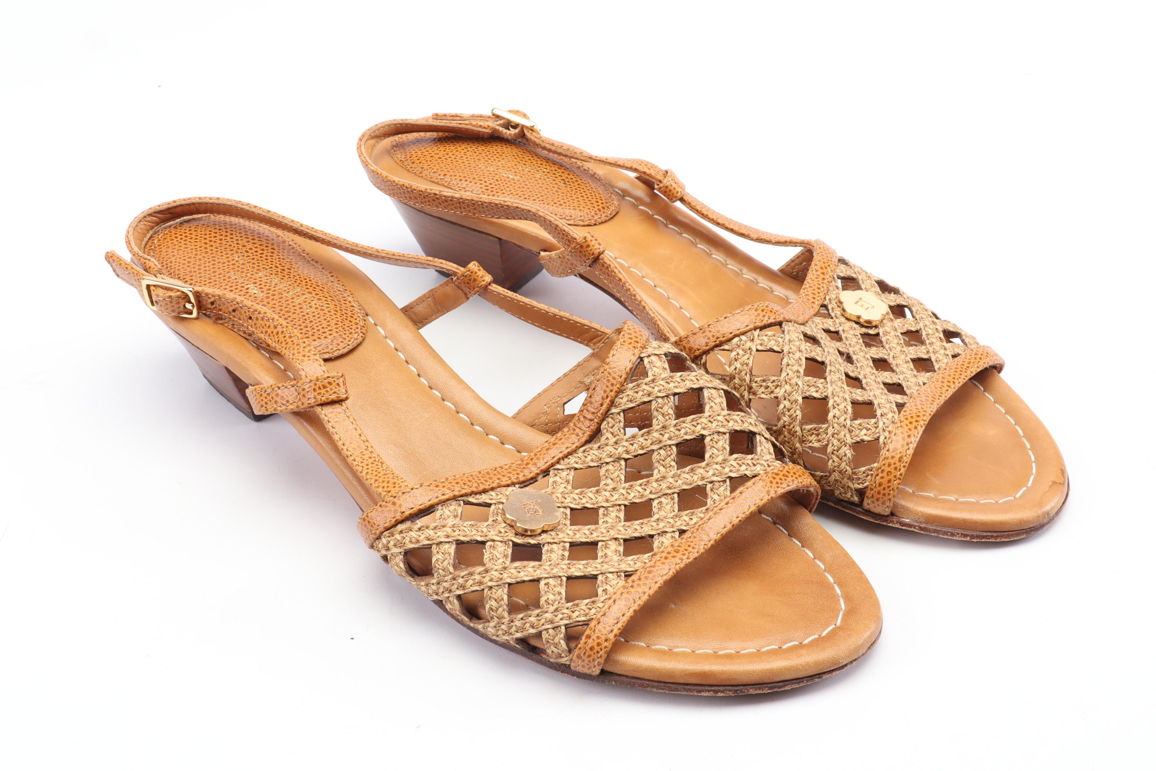 Tory Burch, Cole Haan, and Eric Javits New York Sandals