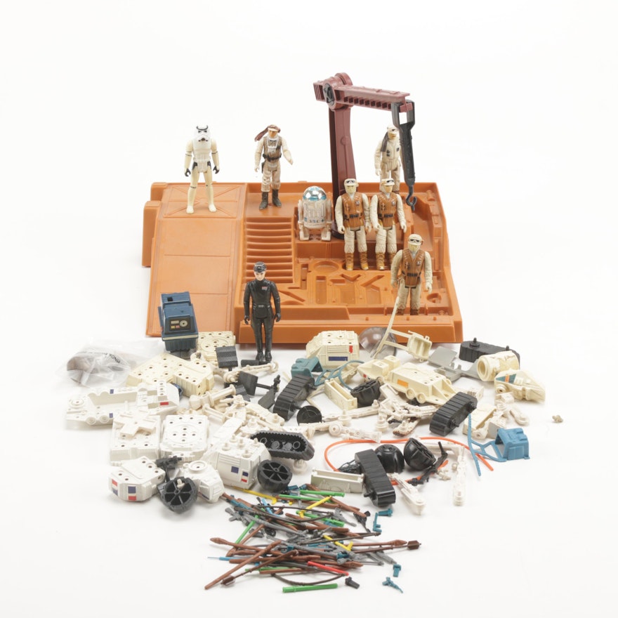 1970s/1980s "Star Wars" Figures with Accessories and Droid Factory Playset