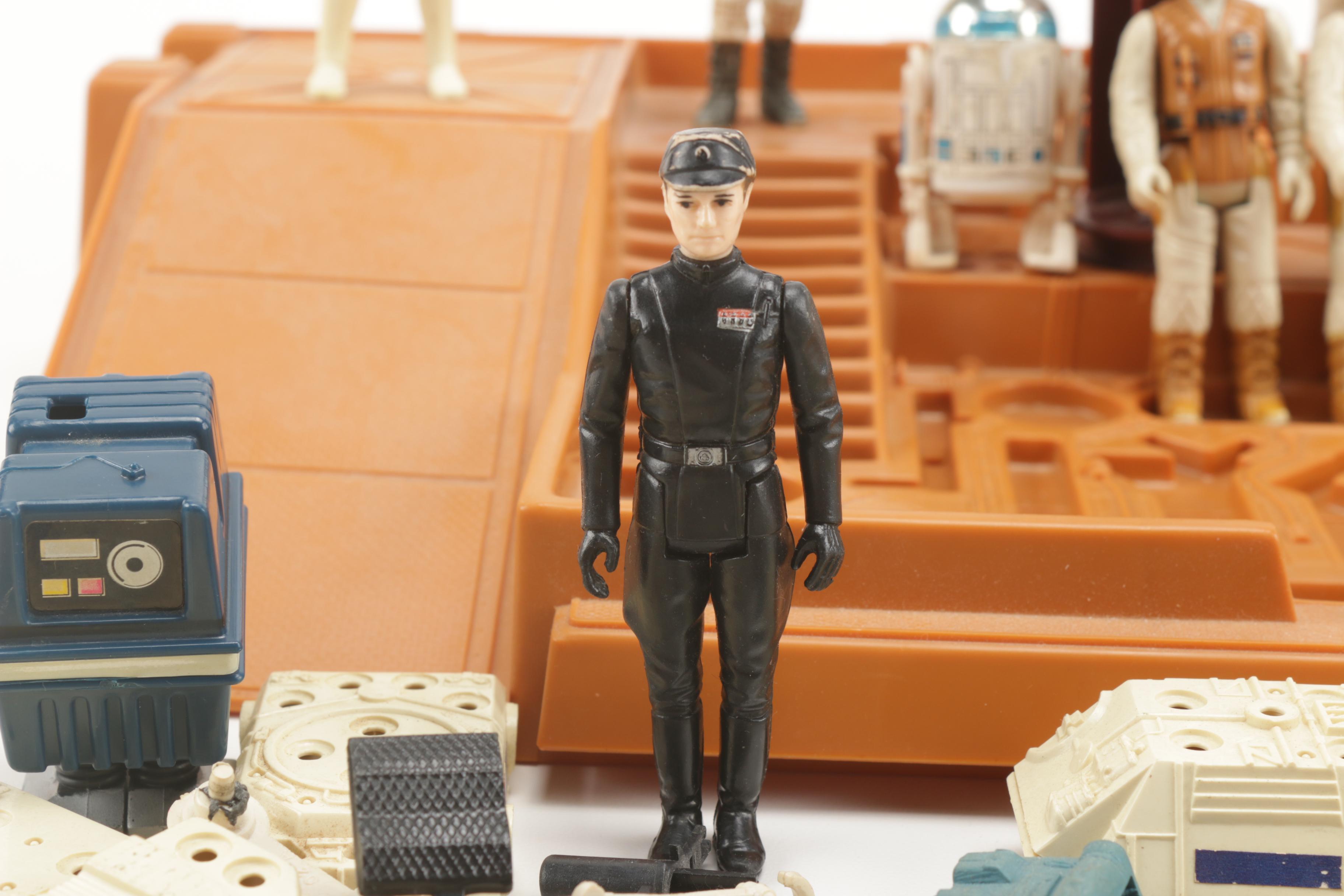 1970s/1980s "Star Wars" Figures with Accessories and Droid Factory Playset