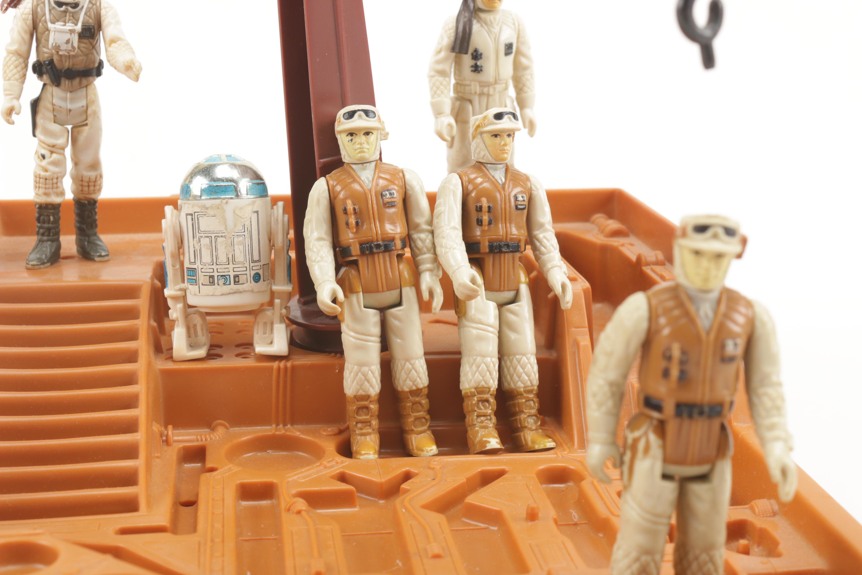 1970s/1980s "Star Wars" Figures with Accessories and Droid Factory Playset