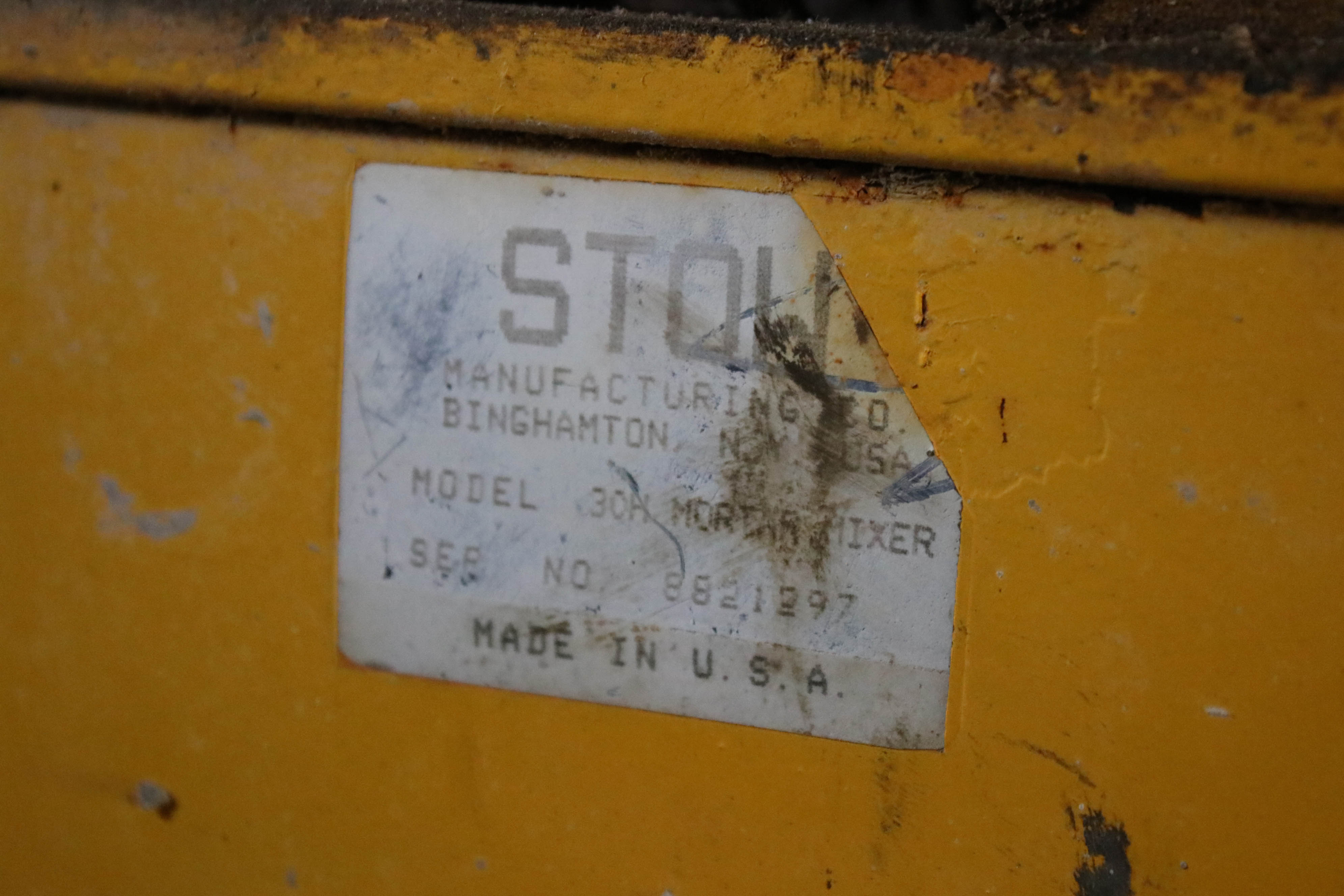 Stow Model 30H Mortar Mixer