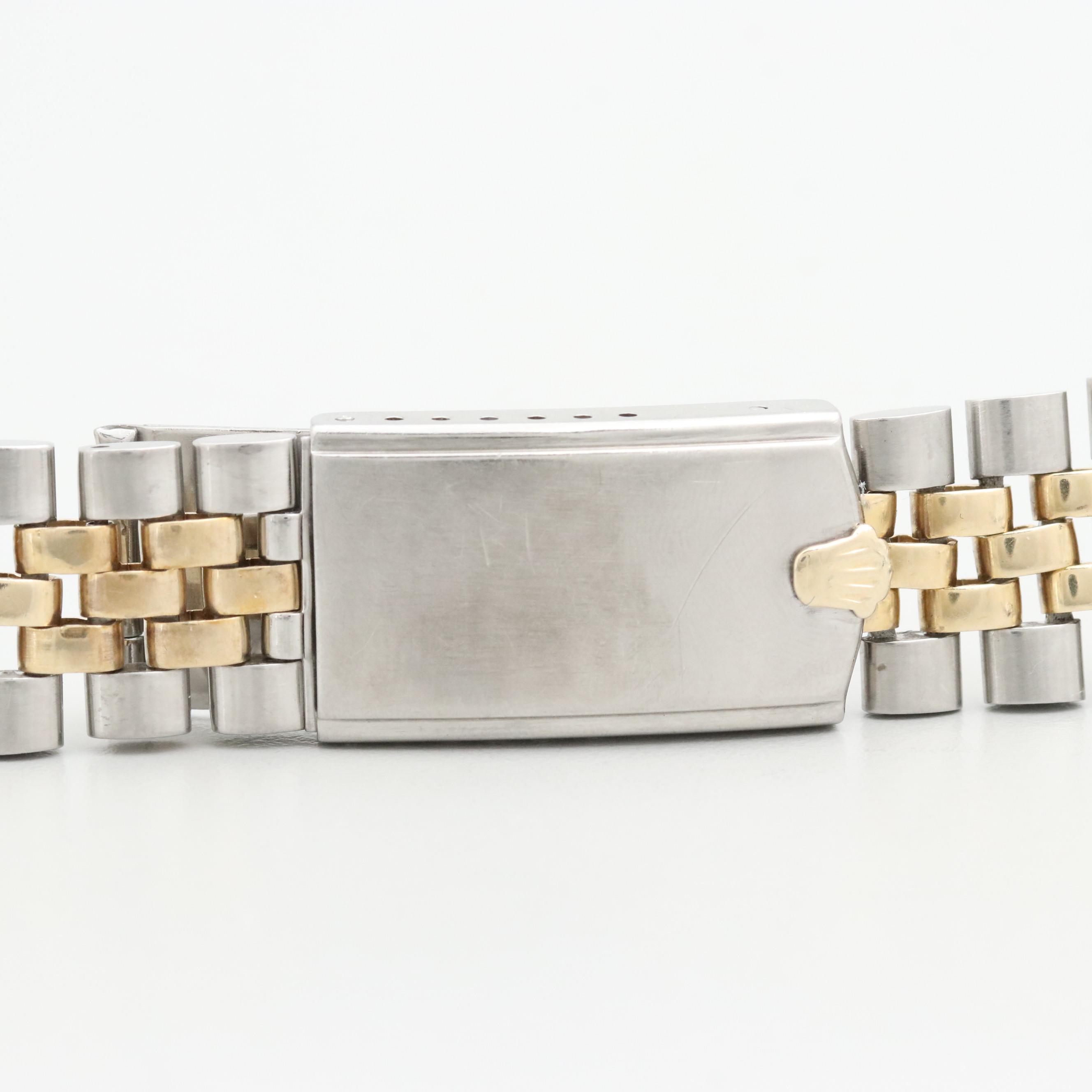 Rolex Jubilee Stainless Steel and 14K Gold  Band Made In U.S.A.