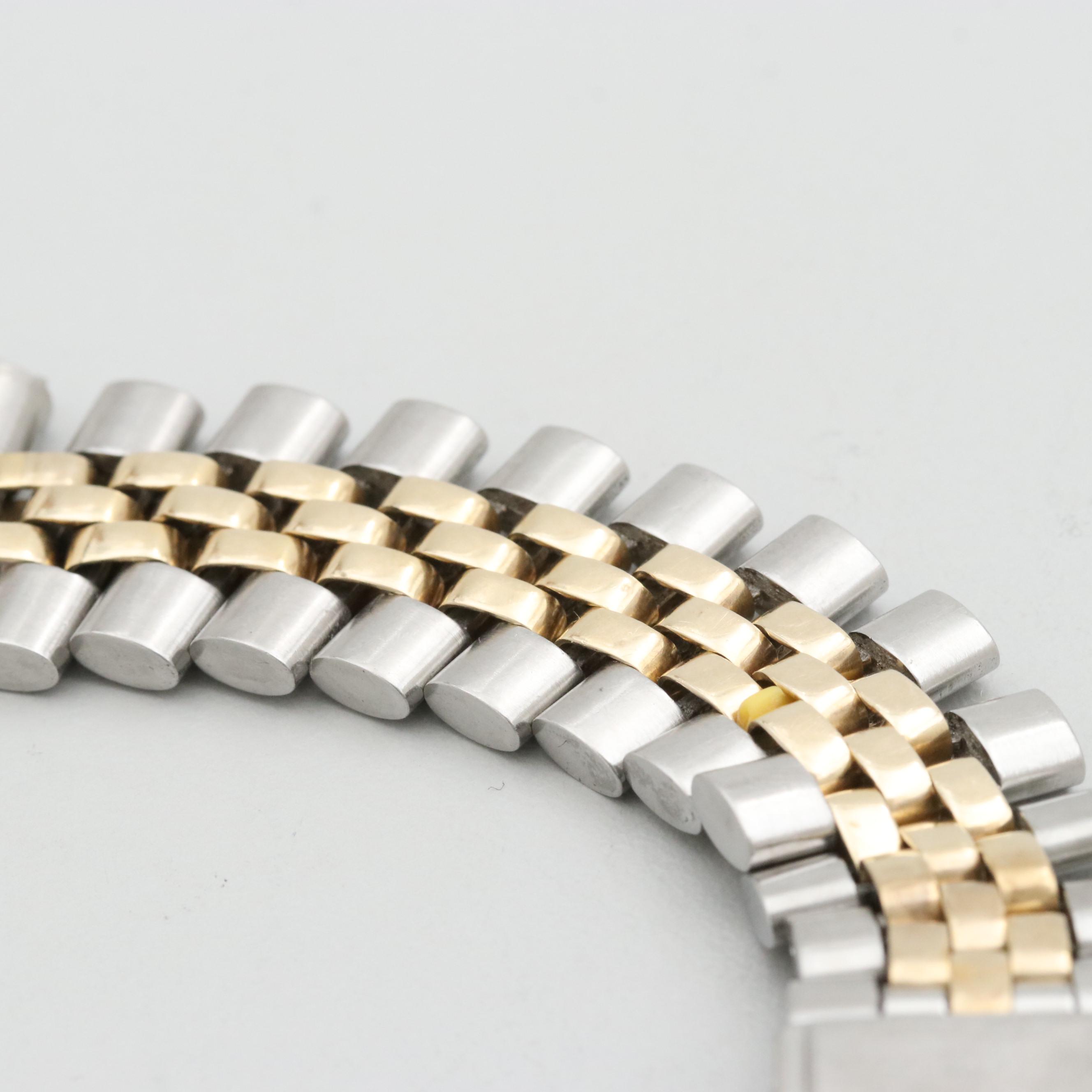Rolex Jubilee Stainless Steel and 14K Gold  Band Made In U.S.A.