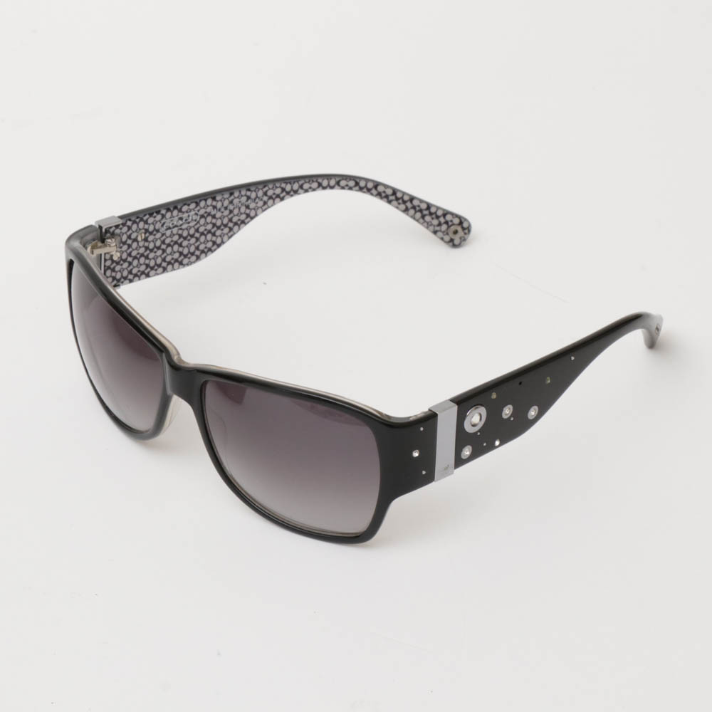 Coach Allie S460 Black and Nicole Miller Collection Mon Cherie Grape Sunglasses